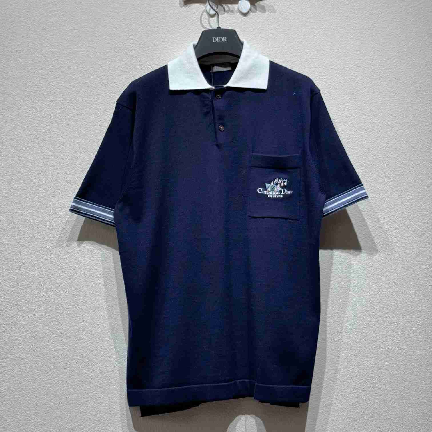 Christian Dior Couture Lily of the Valley Polo Shirt - FashionPlug