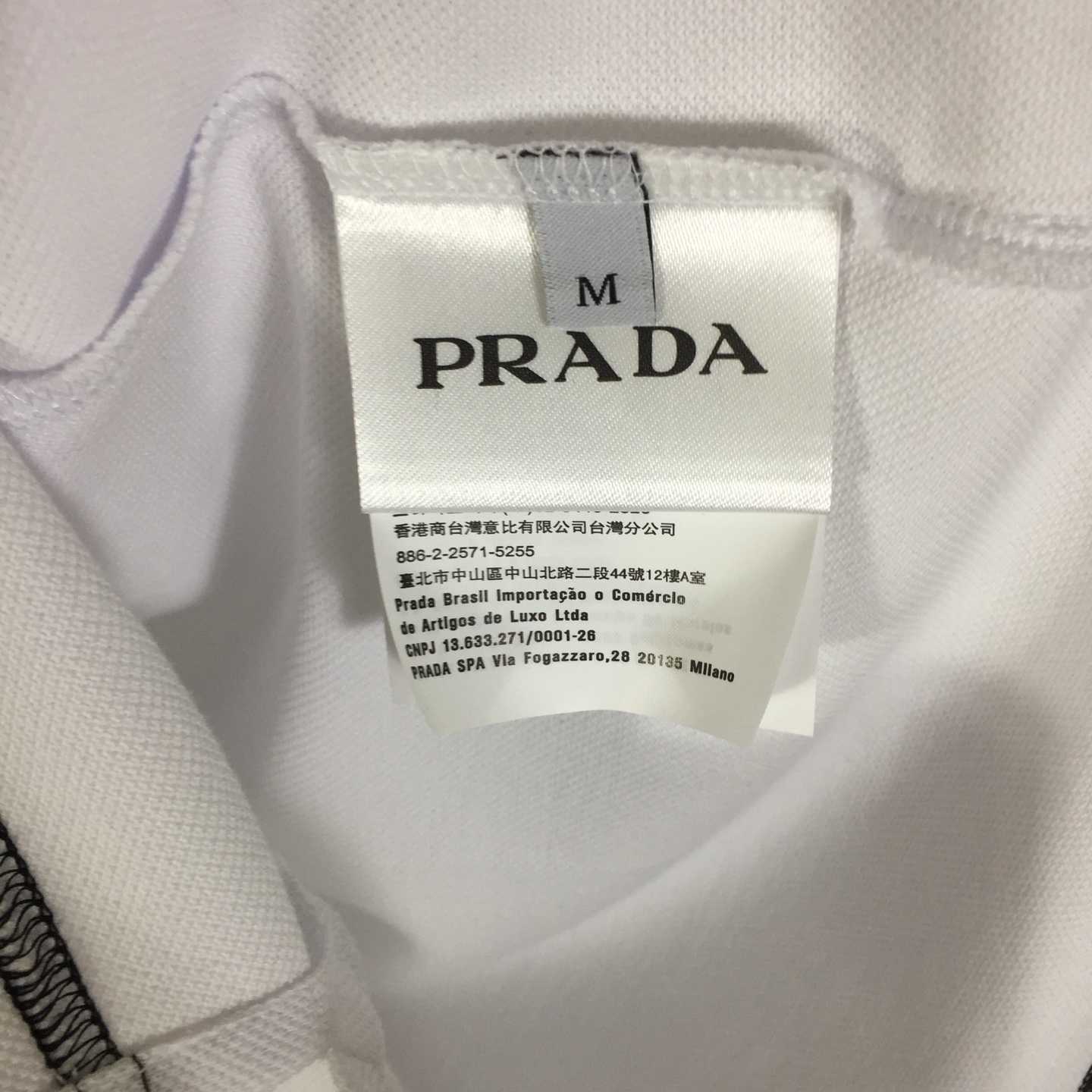 Prada Short-sleeved Piqué Polo Shirt - FashionPlug