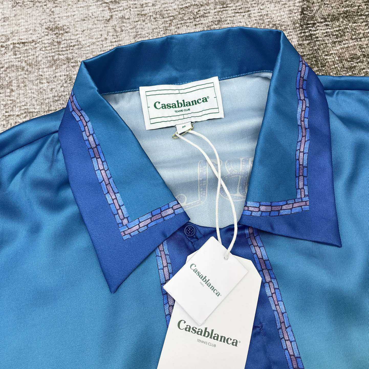 Casablanca Coquillage Coloré Silk Shirt    CA3457 - FashionPlug