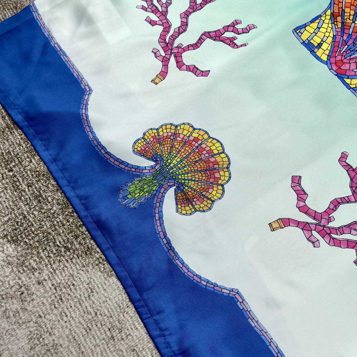 Casablanca Coquillage Coloré Silk Shirt    CA3457 - FashionPlug
