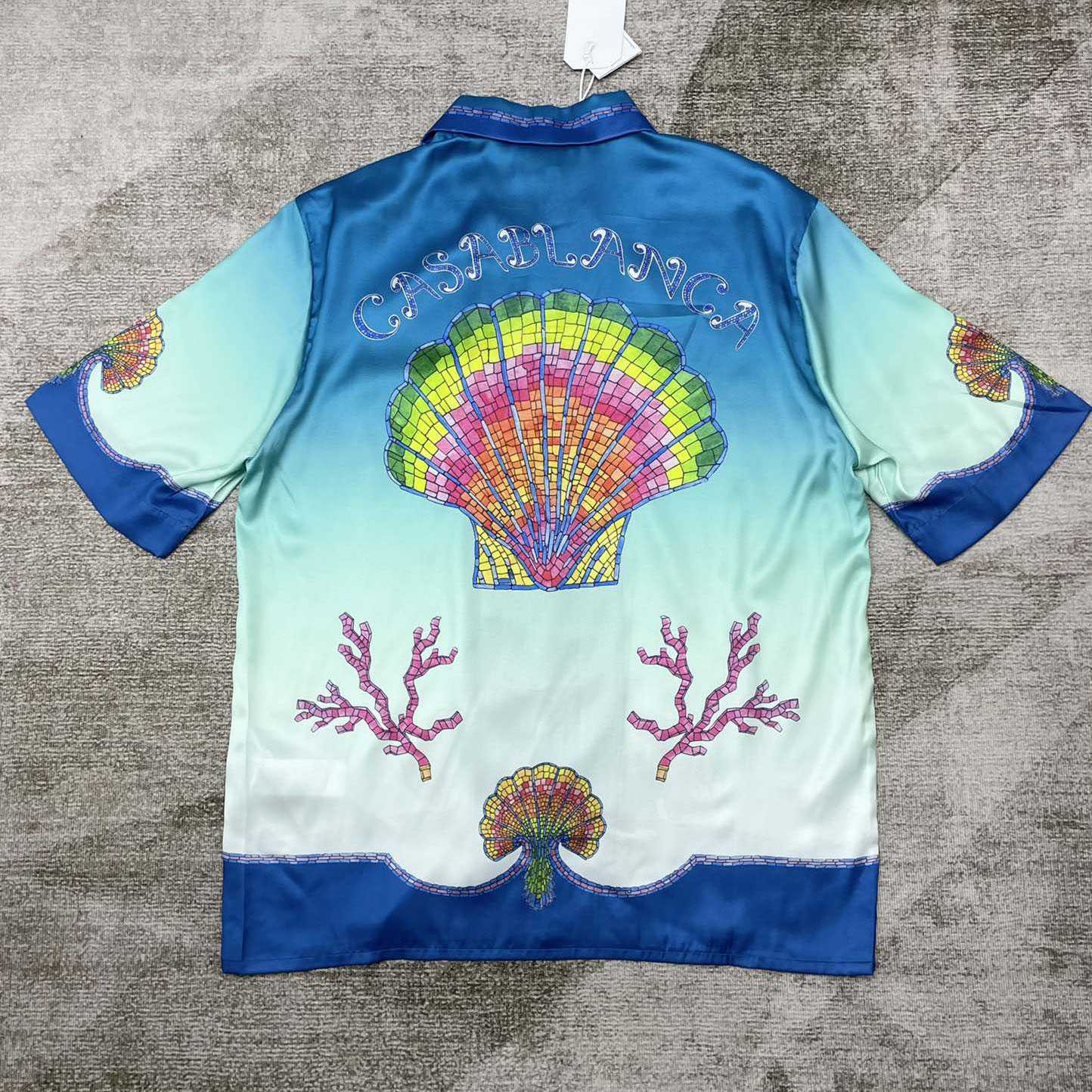 Casablanca Coquillage Coloré Silk Shirt    CA3457 - FashionPlug