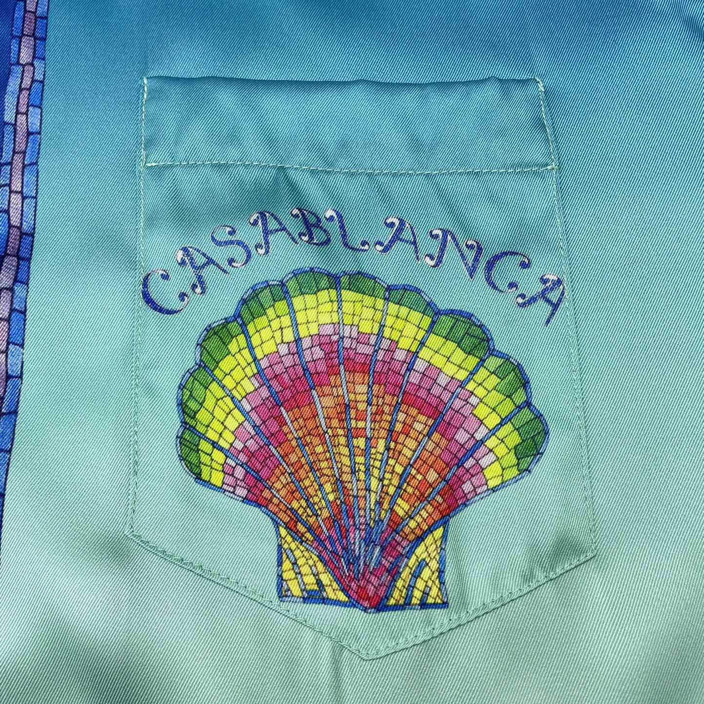 Casablanca Coquillage Coloré Silk Shirt    CA3457 - FashionPlug