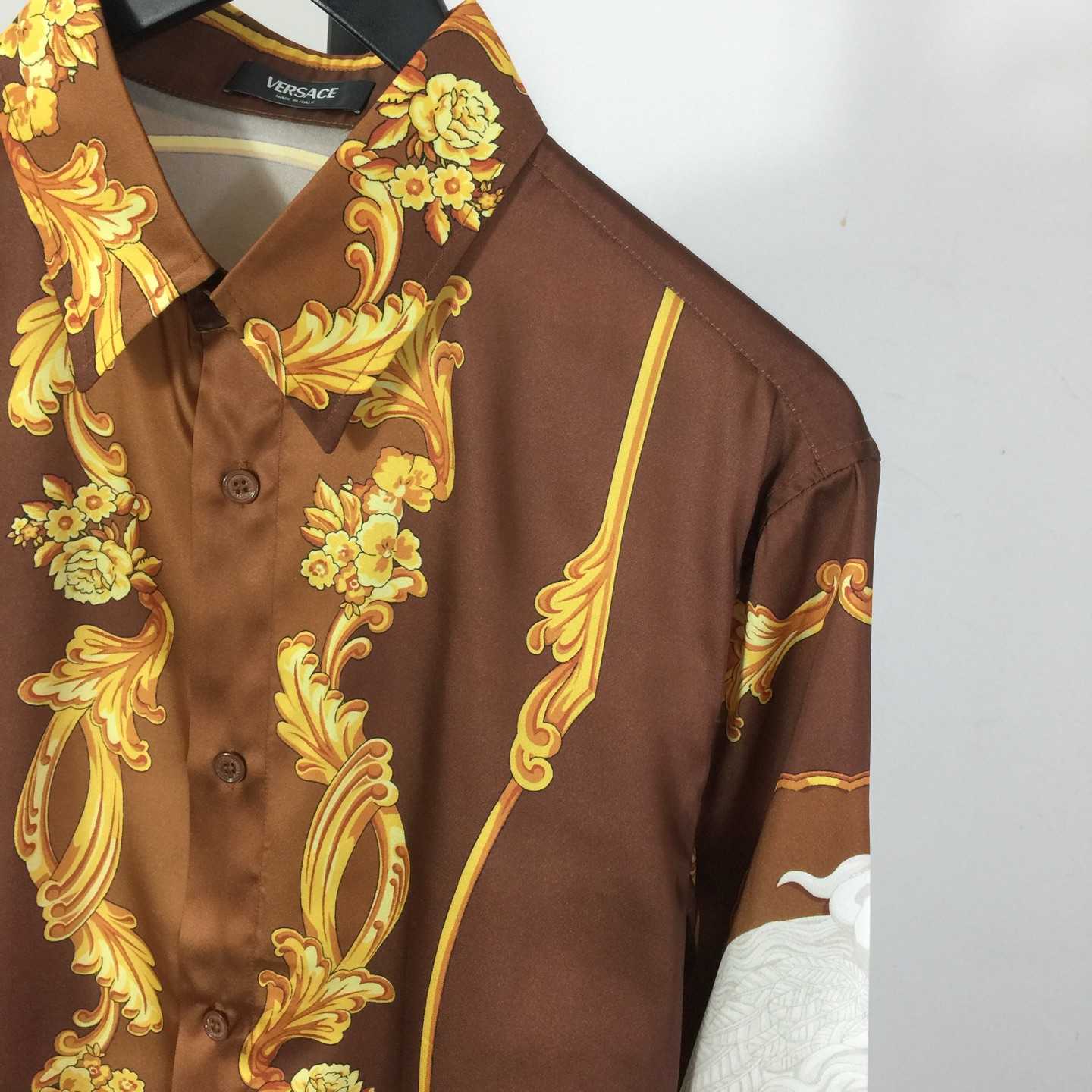 Versace Cameo Silk Shirt - FashionPlug