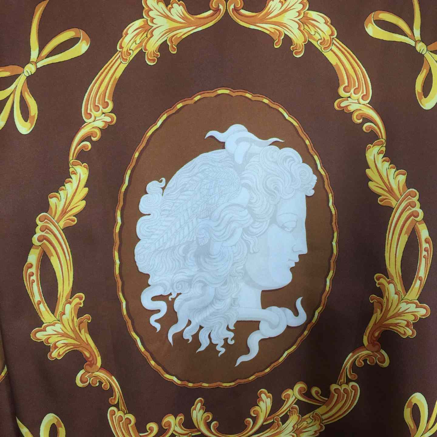 Versace Cameo Silk Shirt - FashionPlug