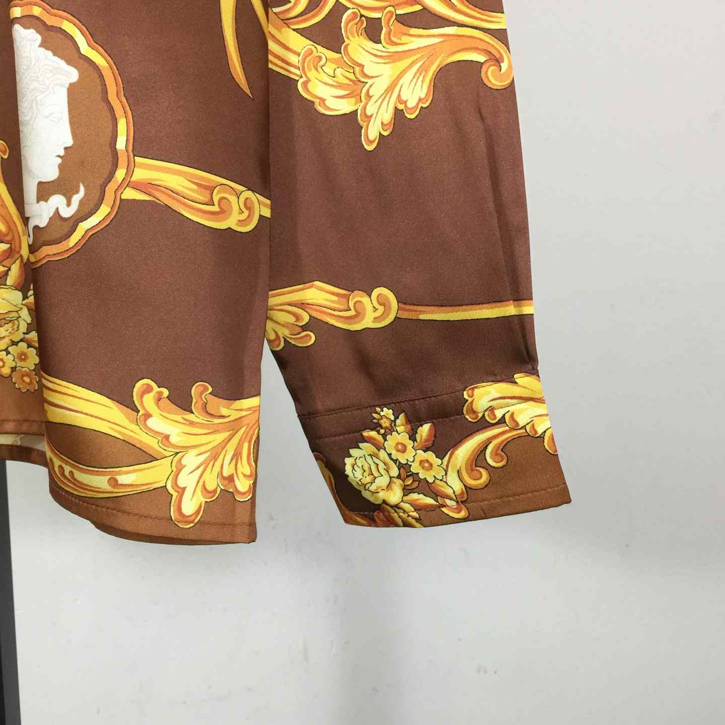 Versace Cameo Silk Shirt - FashionPlug