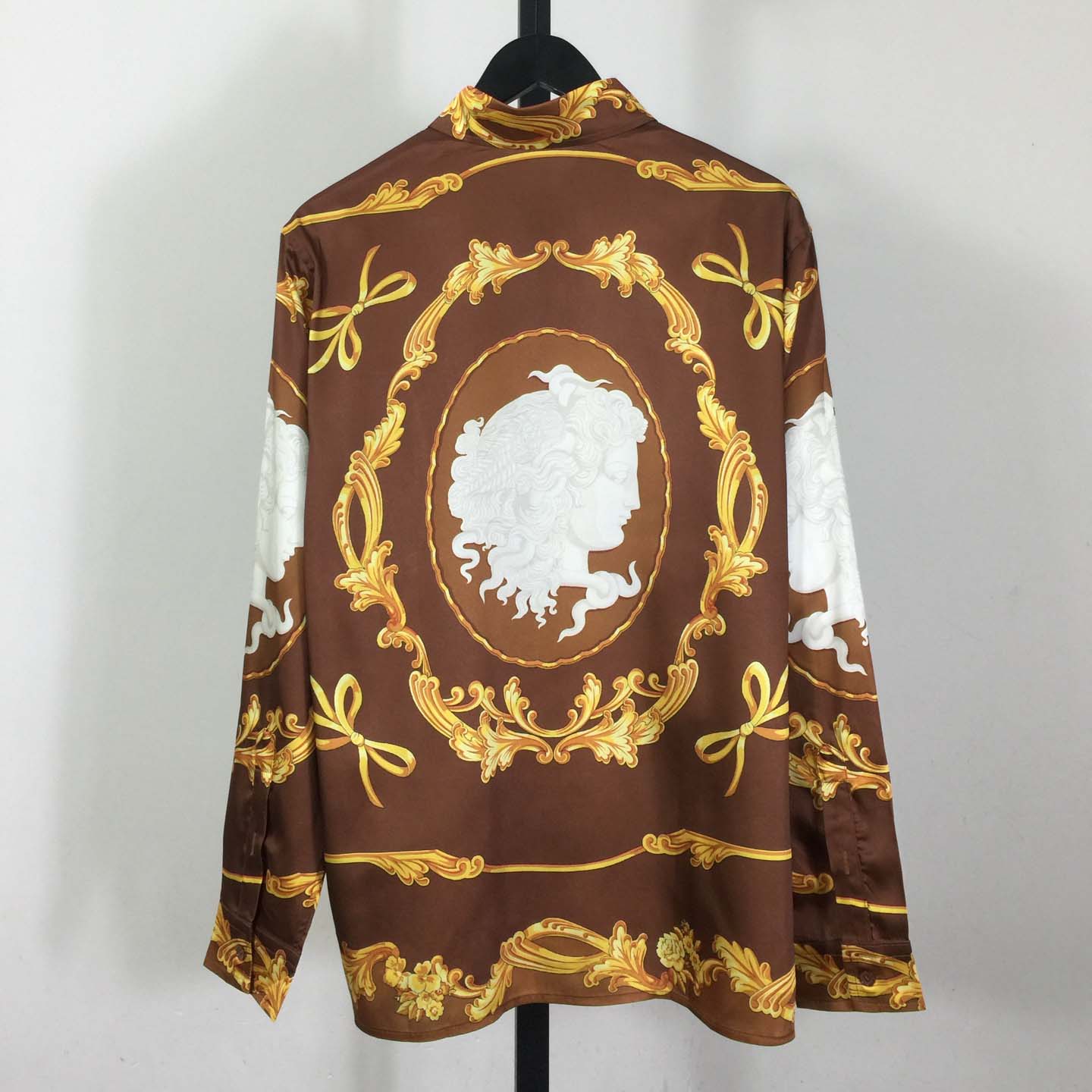 Versace Cameo Silk Shirt - FashionPlug