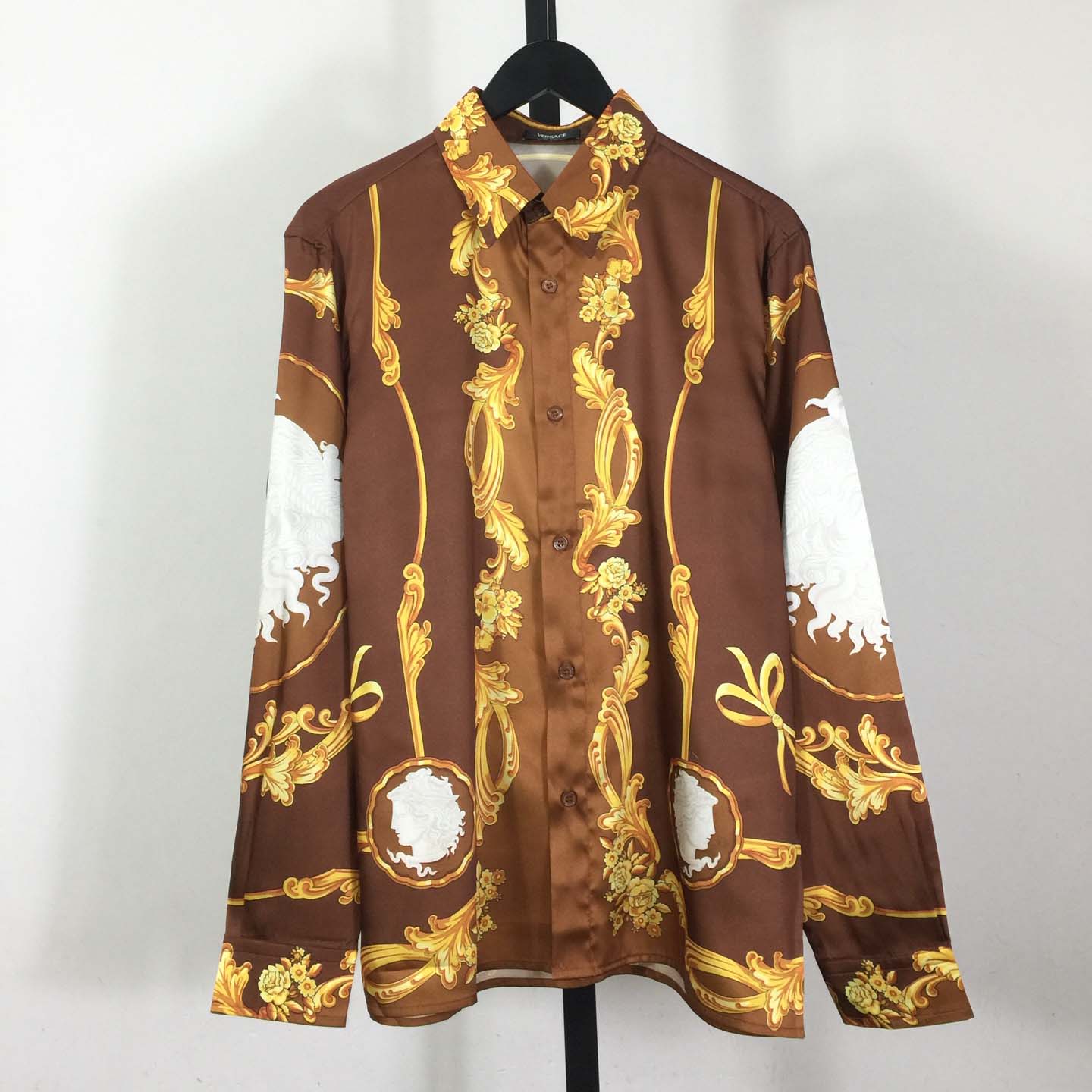 Versace Cameo Silk Shirt - FashionPlug