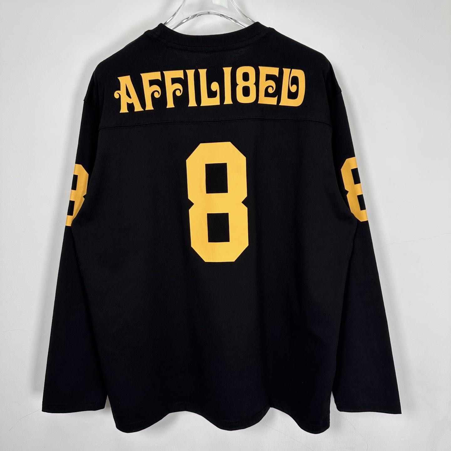 Supreme Affiliated L/S Football Top Black - FashionPlug