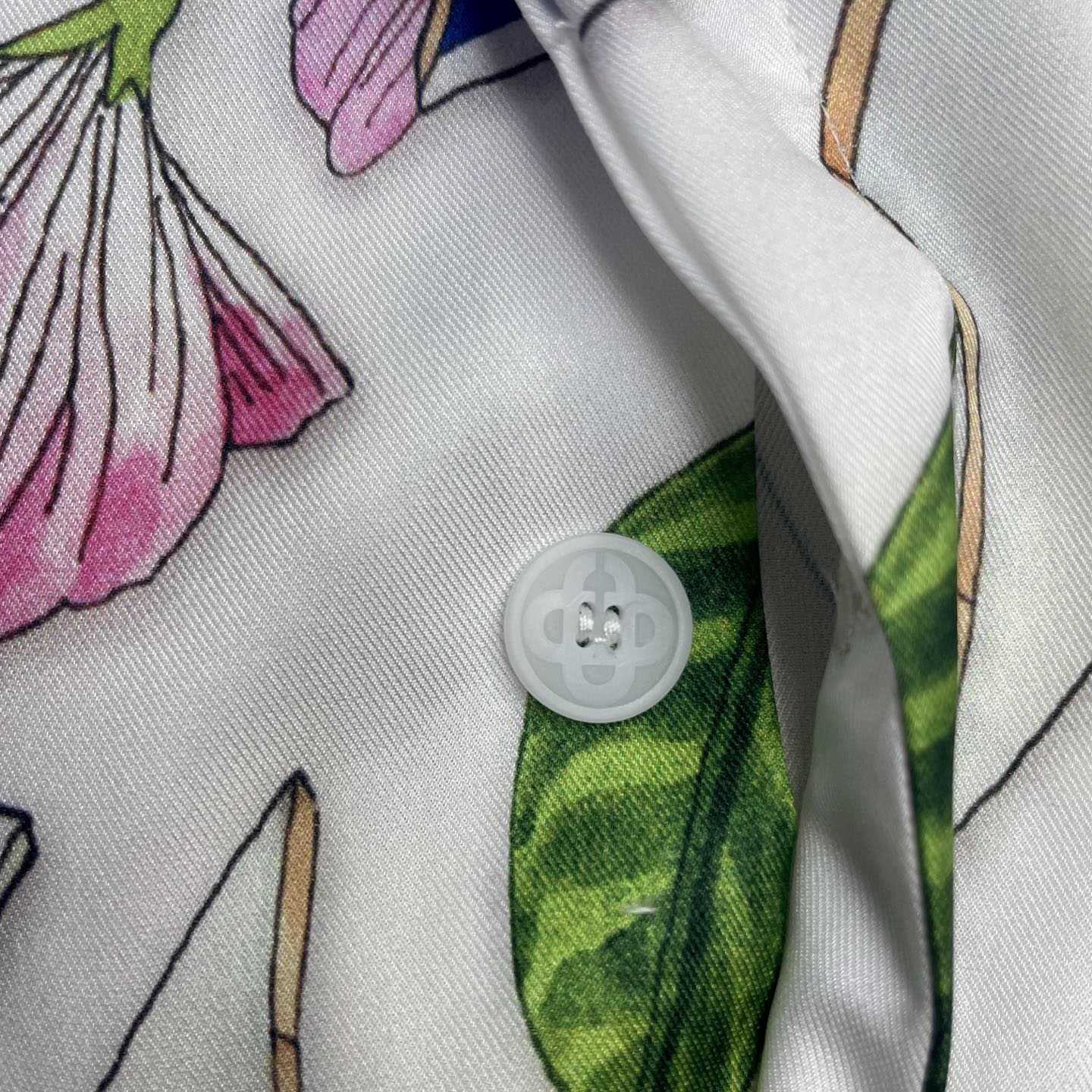 Casablanca Le Vase Brise Short Sleeve Silk Shirt    CA3531 - FashionPlug
