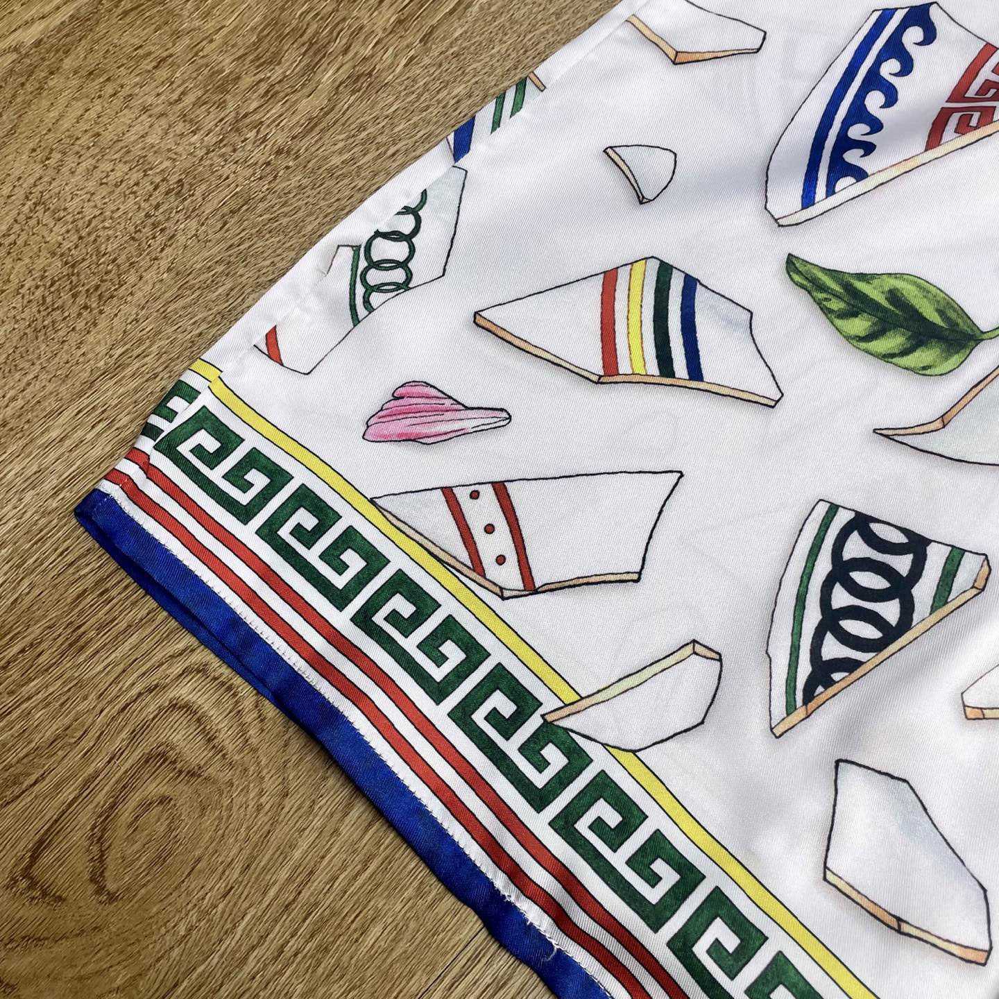Casablanca Le Vase Brise Short Sleeve Silk Shirt    CA3531 - FashionPlug