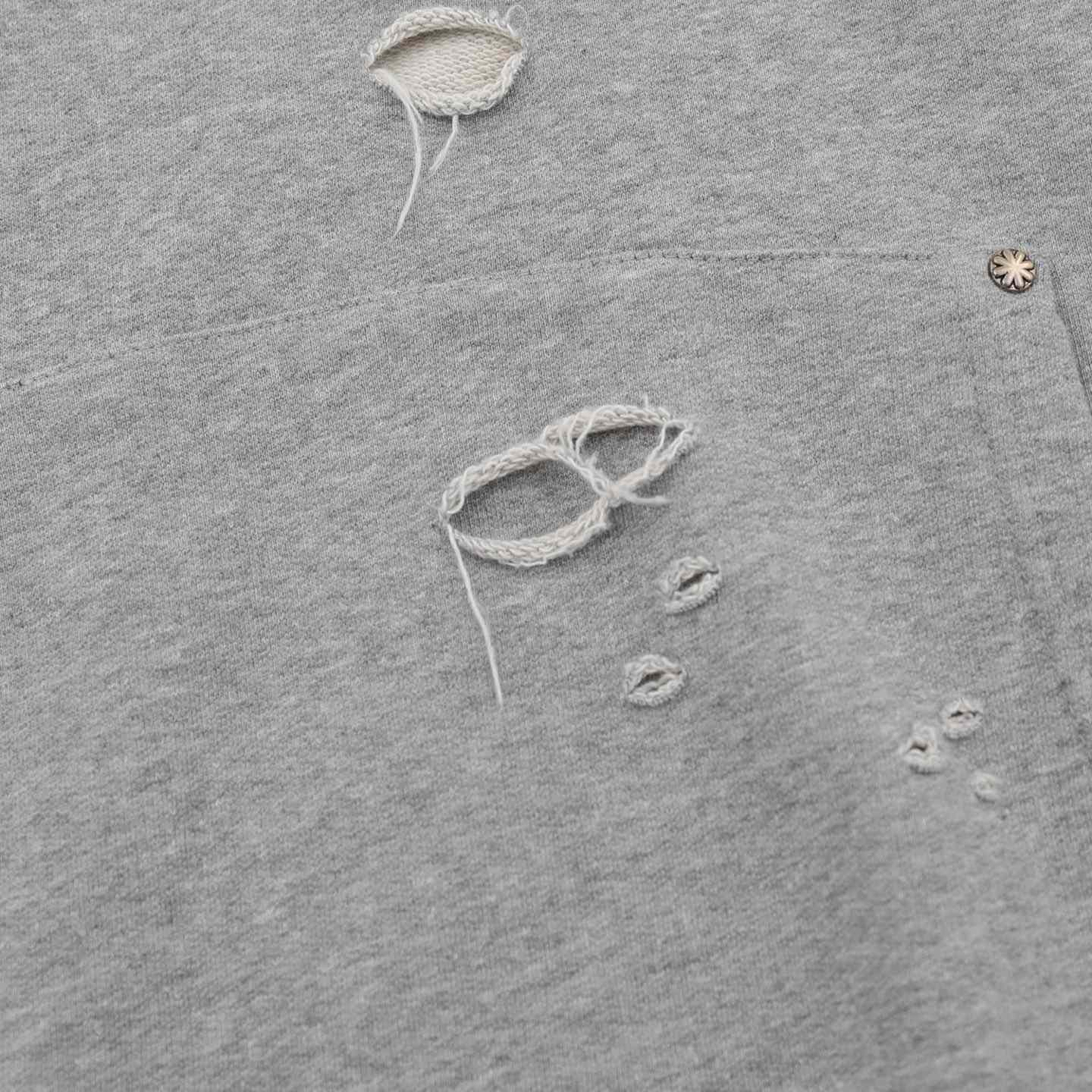 LostShdws OG Logo Hoodie Heather Grey - FashionPlug