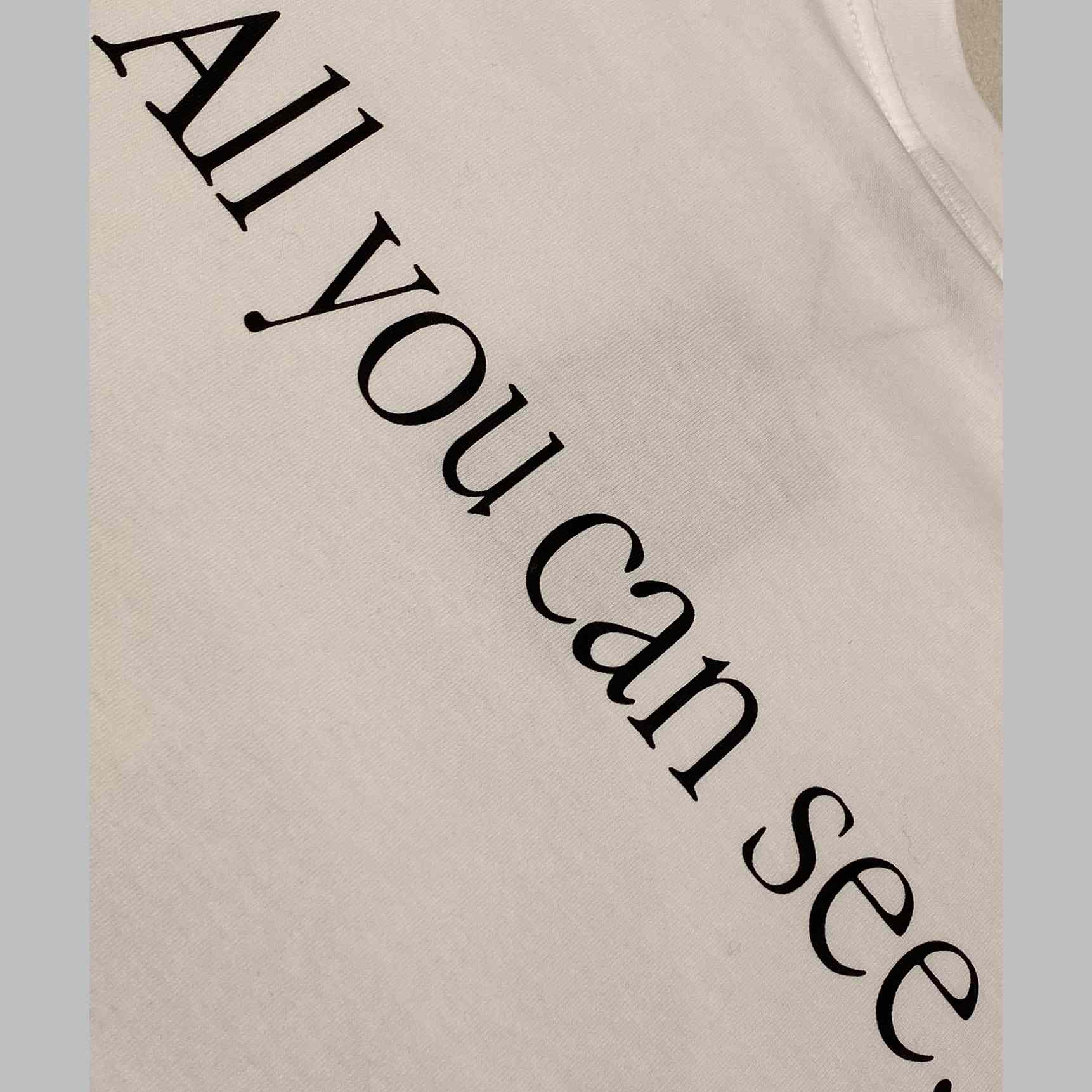 Balenciaga 360 Sunglasses T-Shirt Medium Fit In Dirty White - FashionPlug