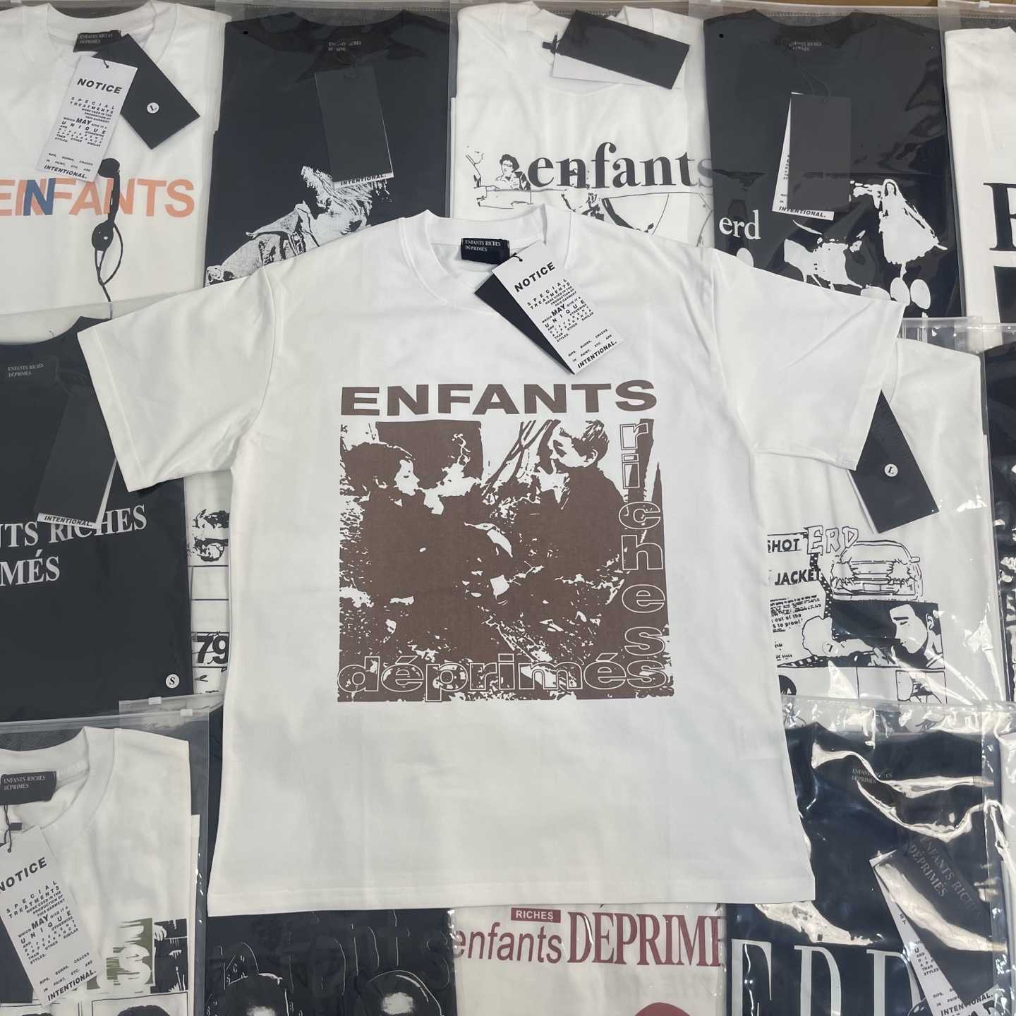 Enfants Riches Déprimés Kids Smoking Logo Tee - FashionPlug