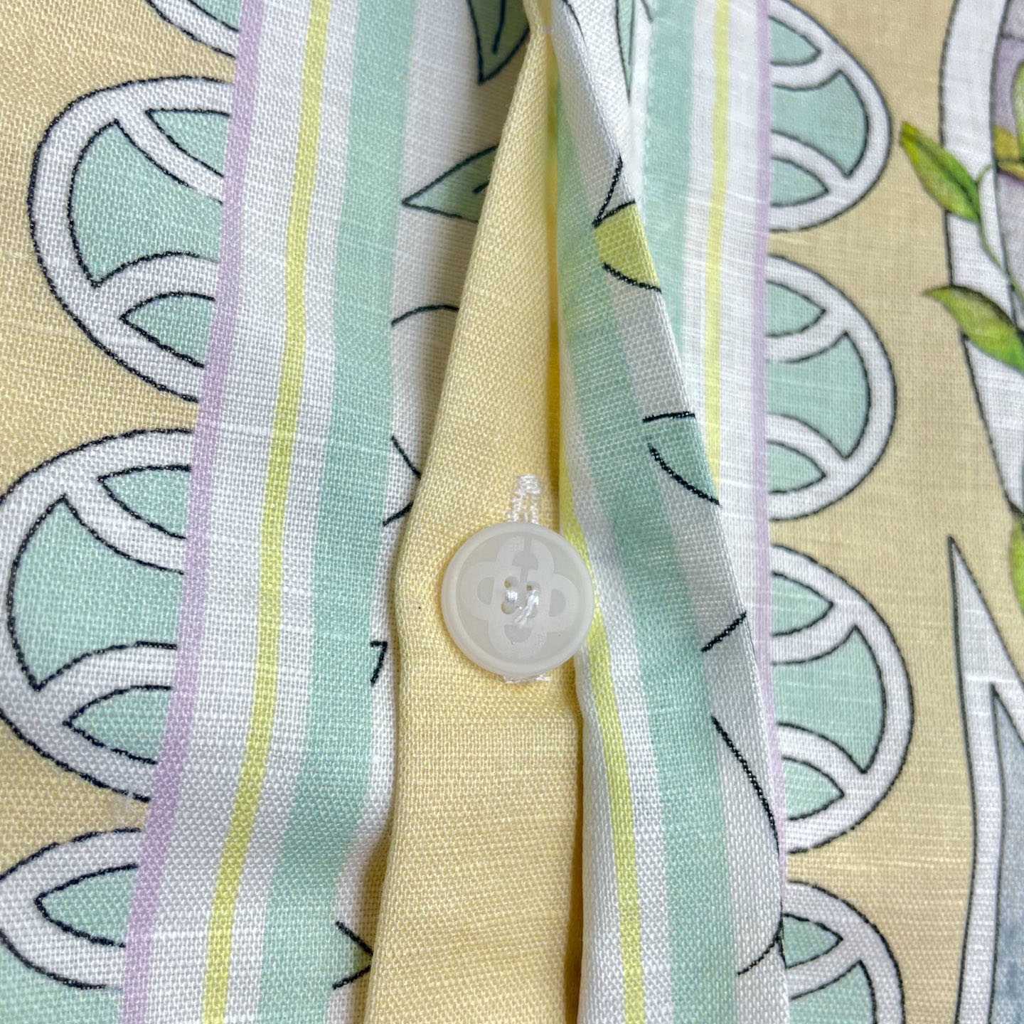 Casablanca Vase Linen Shirt   CA3525 - FashionPlug
