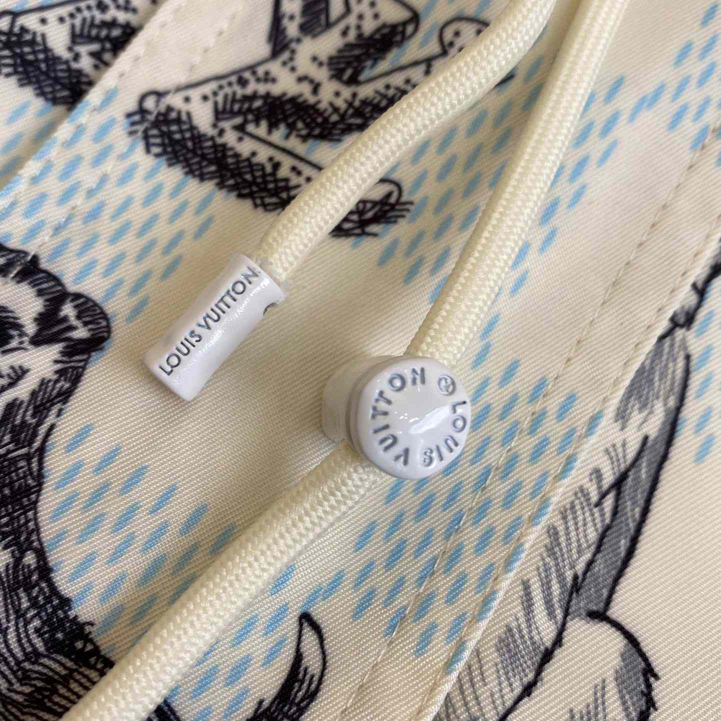 Louis Vuitton Damier Printed Hooded Anorak - FashionPlug