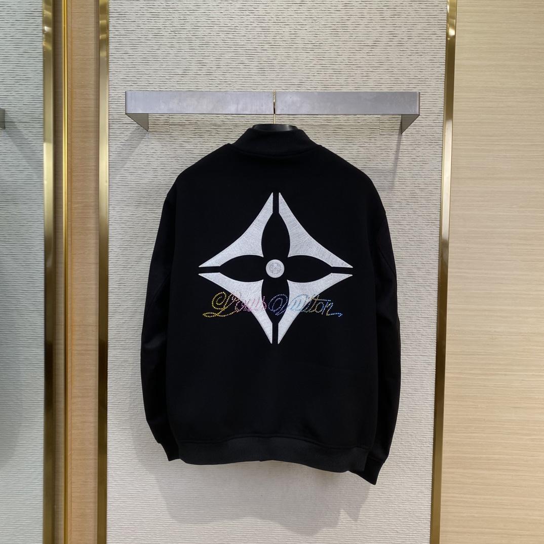 Louis Vuitton Leather Mix Varsity Blouson   1AGTJA - FashionPlug