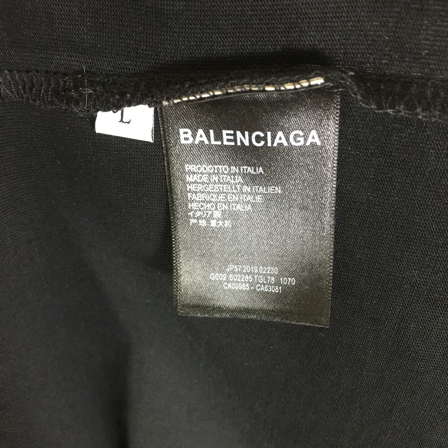 Balenciaga Cotton T-Shirt Medium Fit - FashionPlug