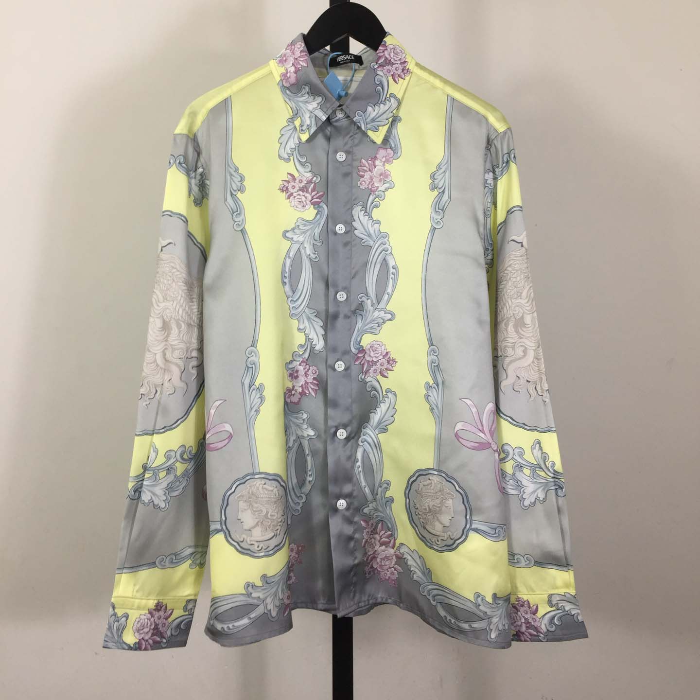Versace Cameo Silk Shirt - FashionPlug