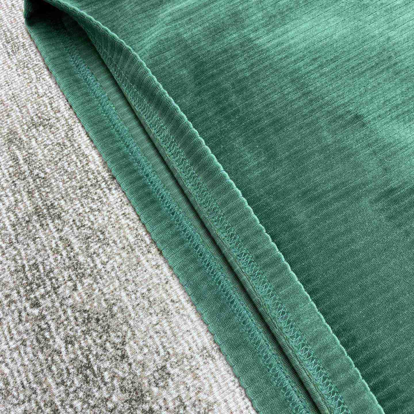 Casablanca Rib Velour Polo Shirt   c877 - FashionPlug