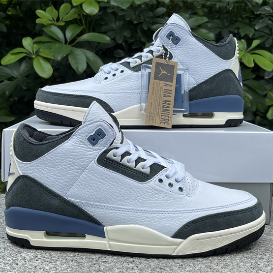 A Ma Maniére x Air Jordan 3 OG SP “Diffused Blue”   HV8571-100  - FashionPlug