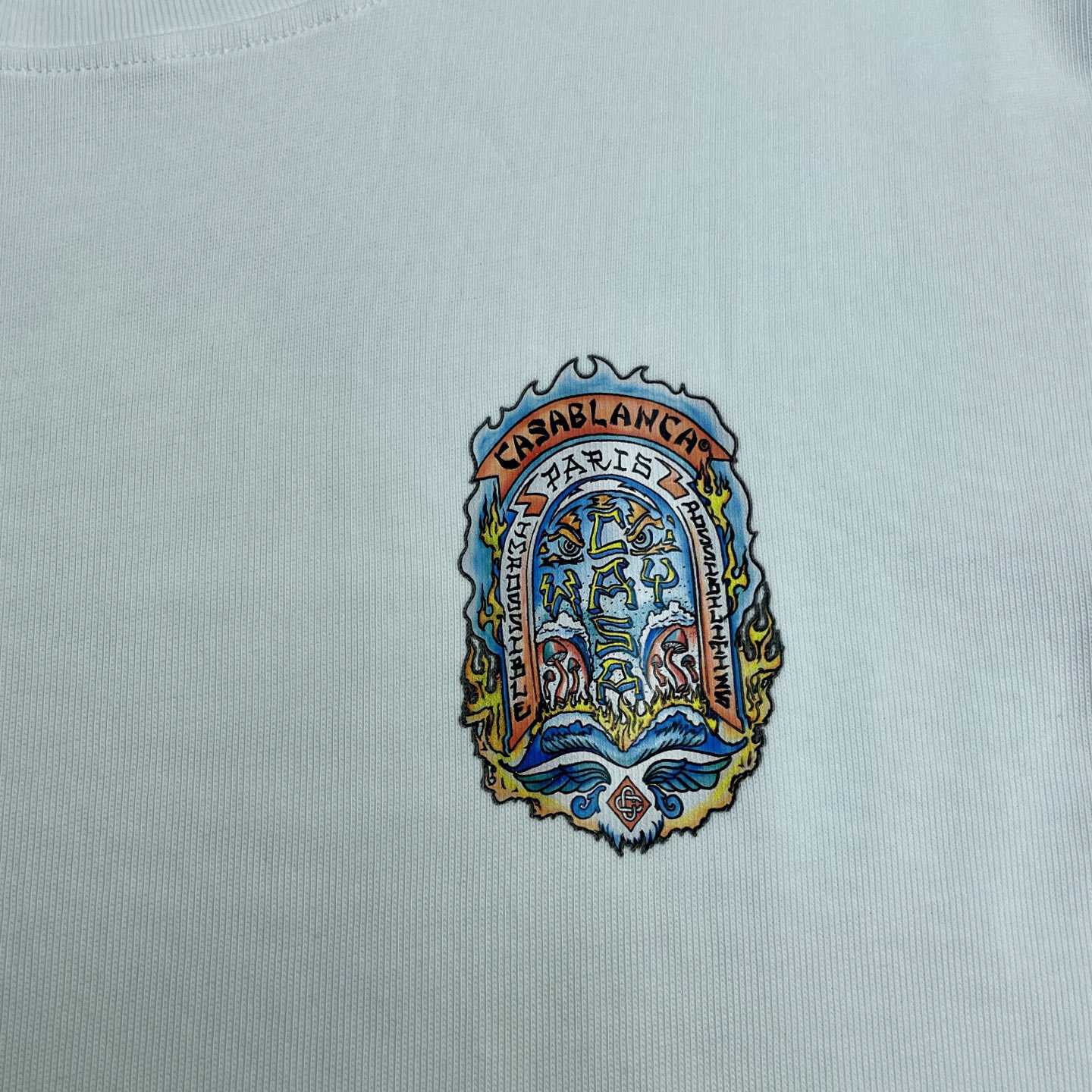 Casablanca Casa Way Skate Printed T-shirt   C983 - FashionPlug