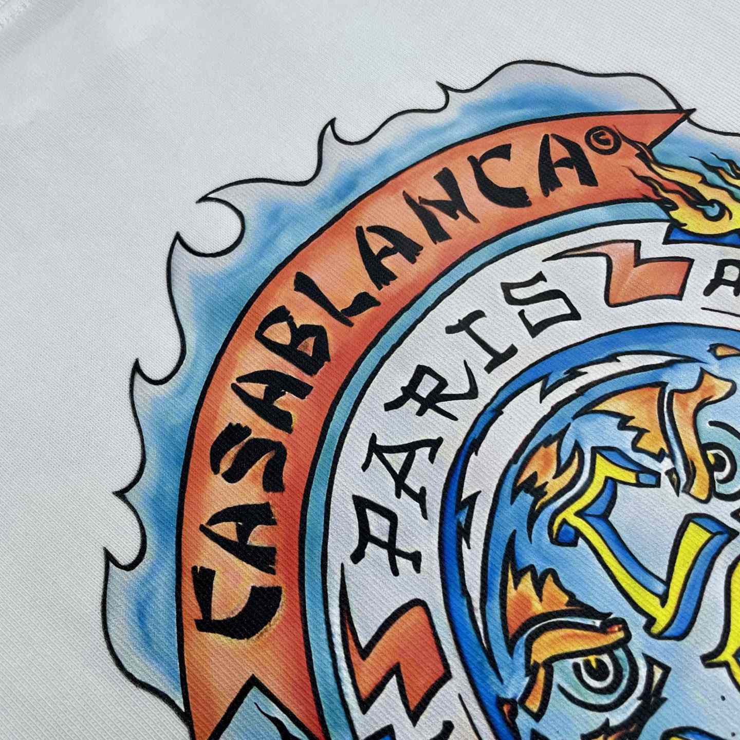 Casablanca Casa Way Skate Printed T-shirt   C983 - FashionPlug
