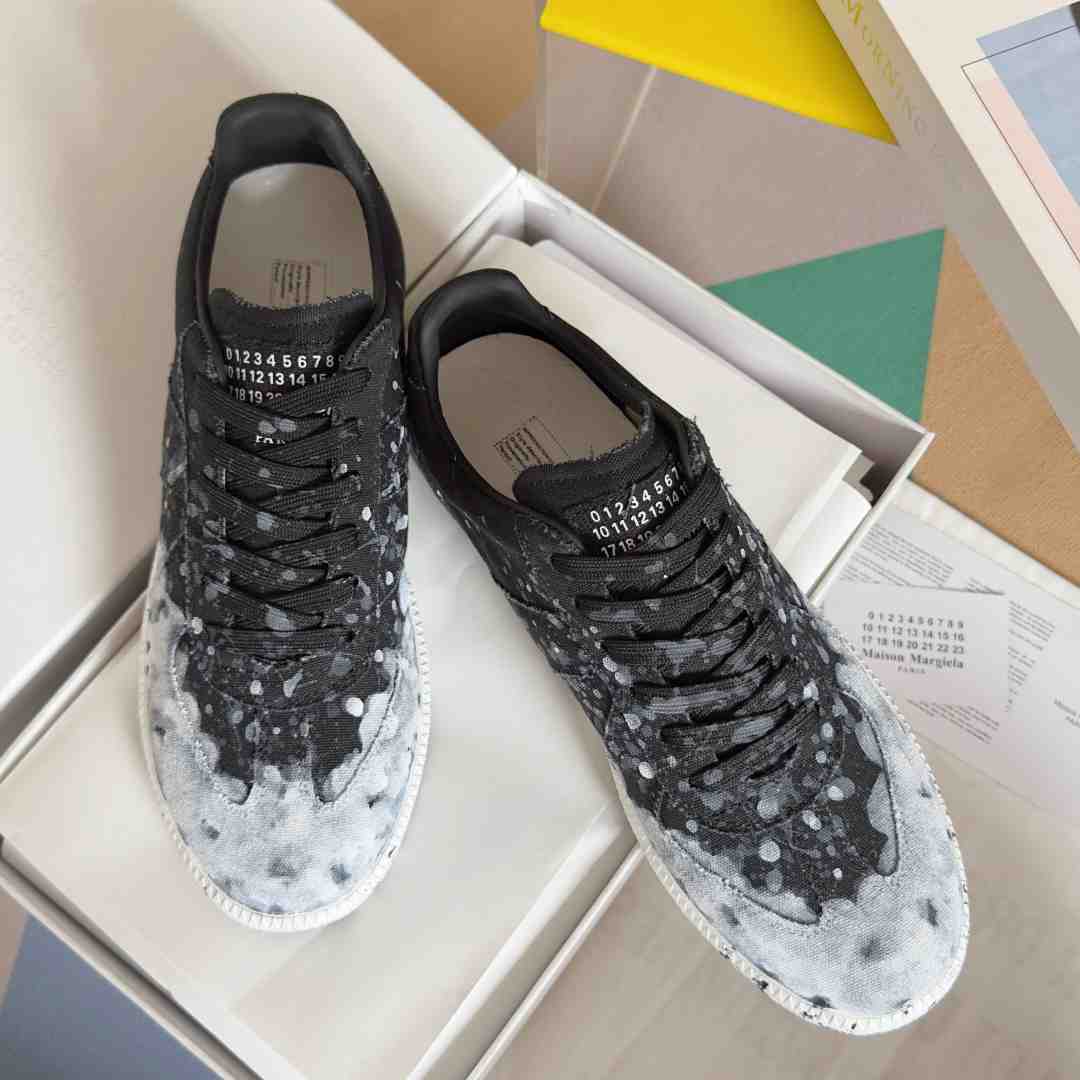 Maison Margiela Replica 'Paint Splatter - Black' - FashionPlug