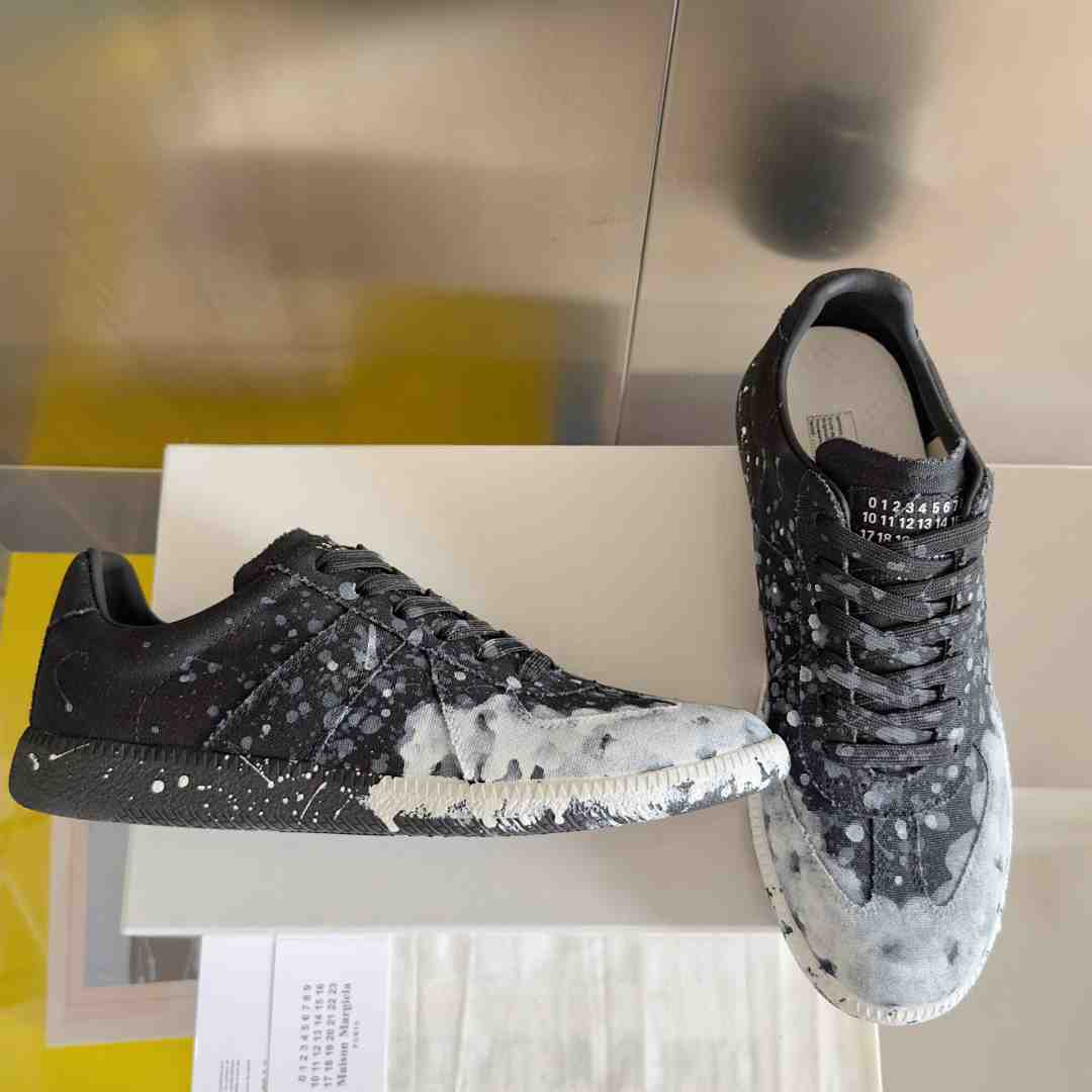 Maison Margiela Replica 'Paint Splatter - Black' - FashionPlug