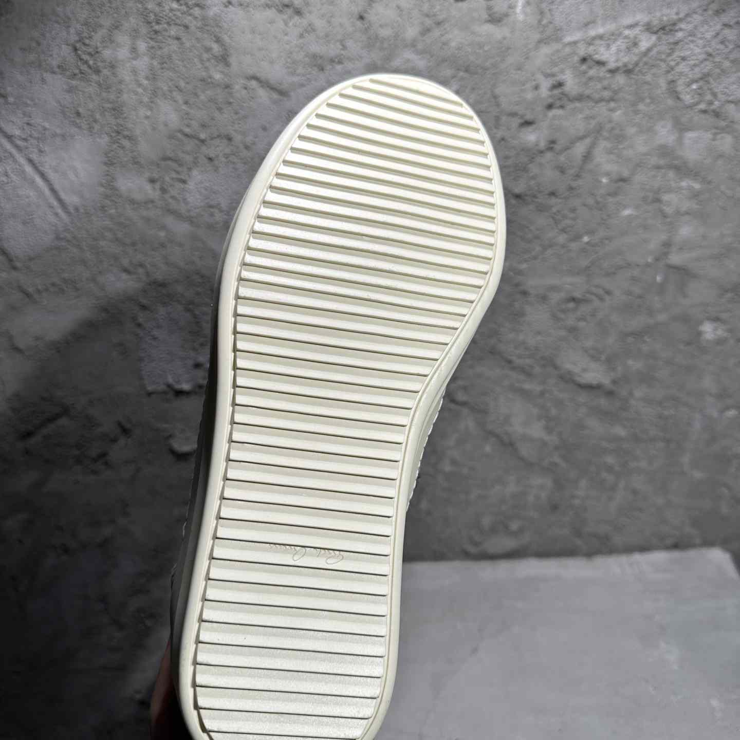 Rick Owens Megalaced Low Sneaks  - FashionPlug