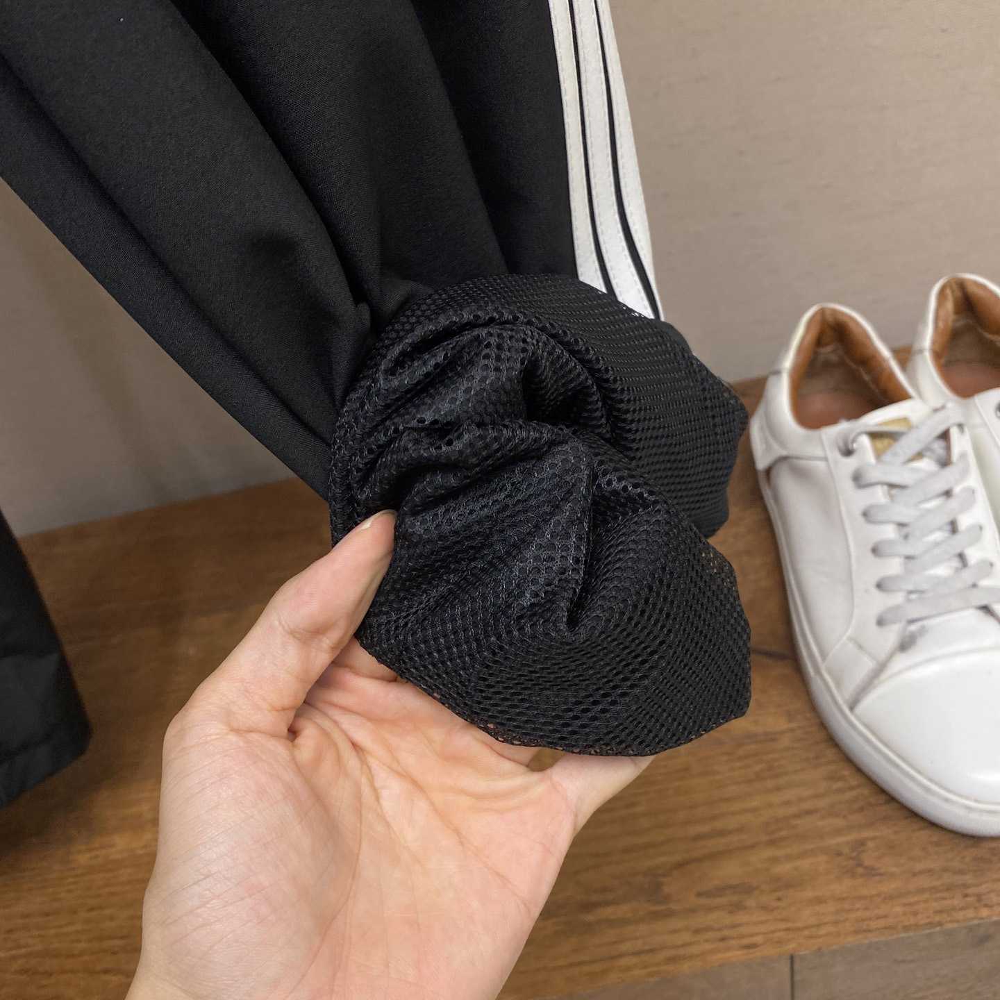 Balenciaga Large Tracksuit Pants In Black Technical Fabric - FashionPlug