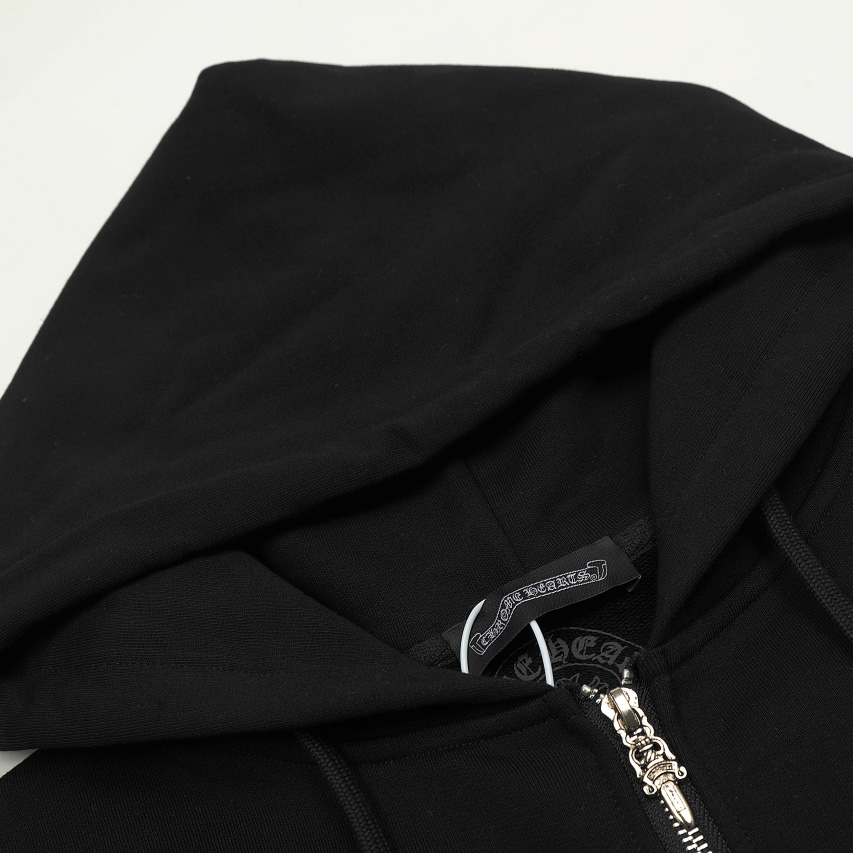Chrome Hearts Zip Up Hoodie  - FashionPlug