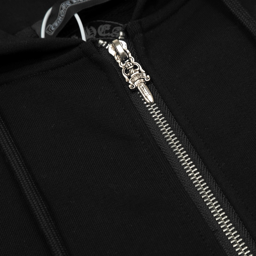 Chrome Hearts Zip Up Hoodie  - FashionPlug