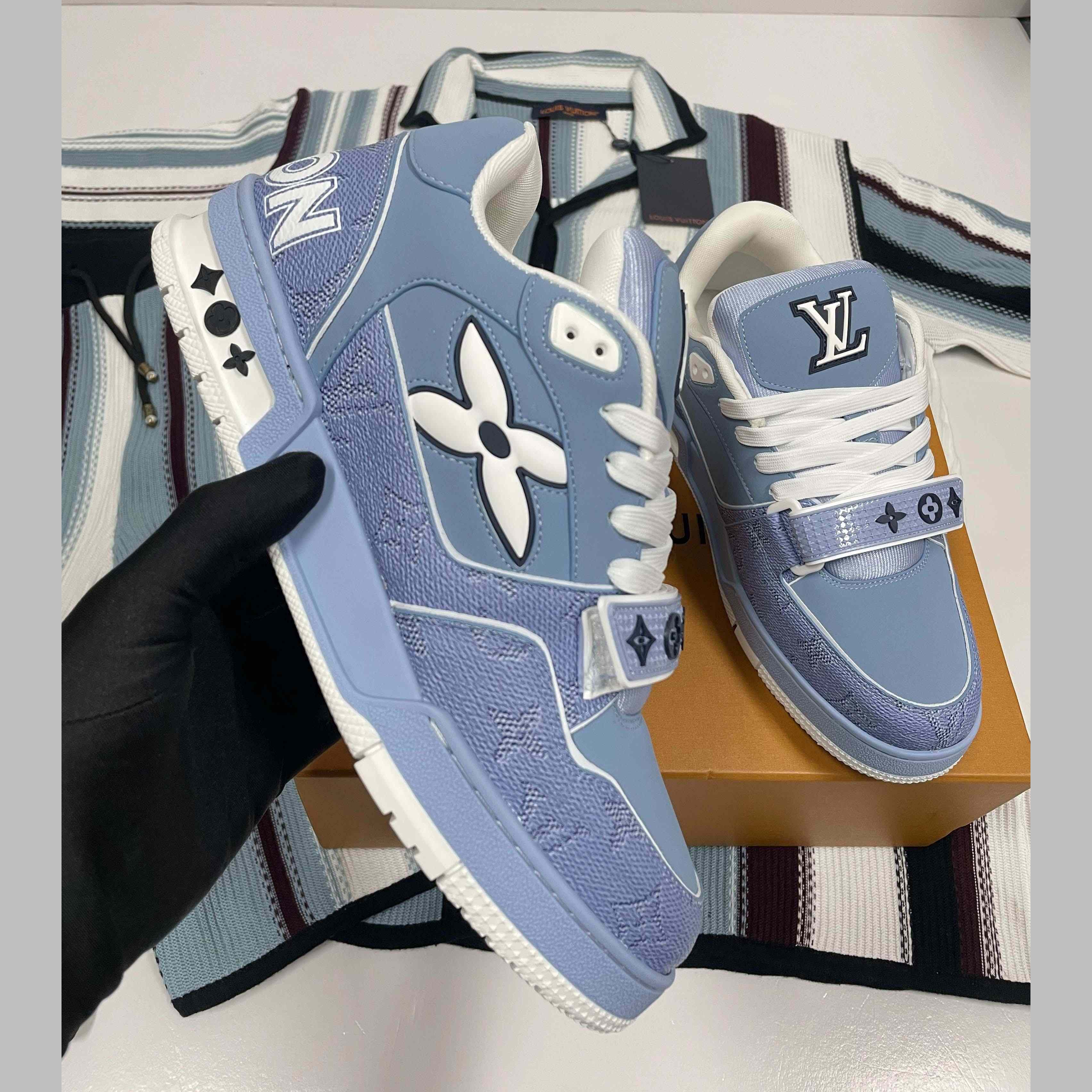 Louis Vuitton LV Trainer Sneaker   1AHTUZ - FashionPlug