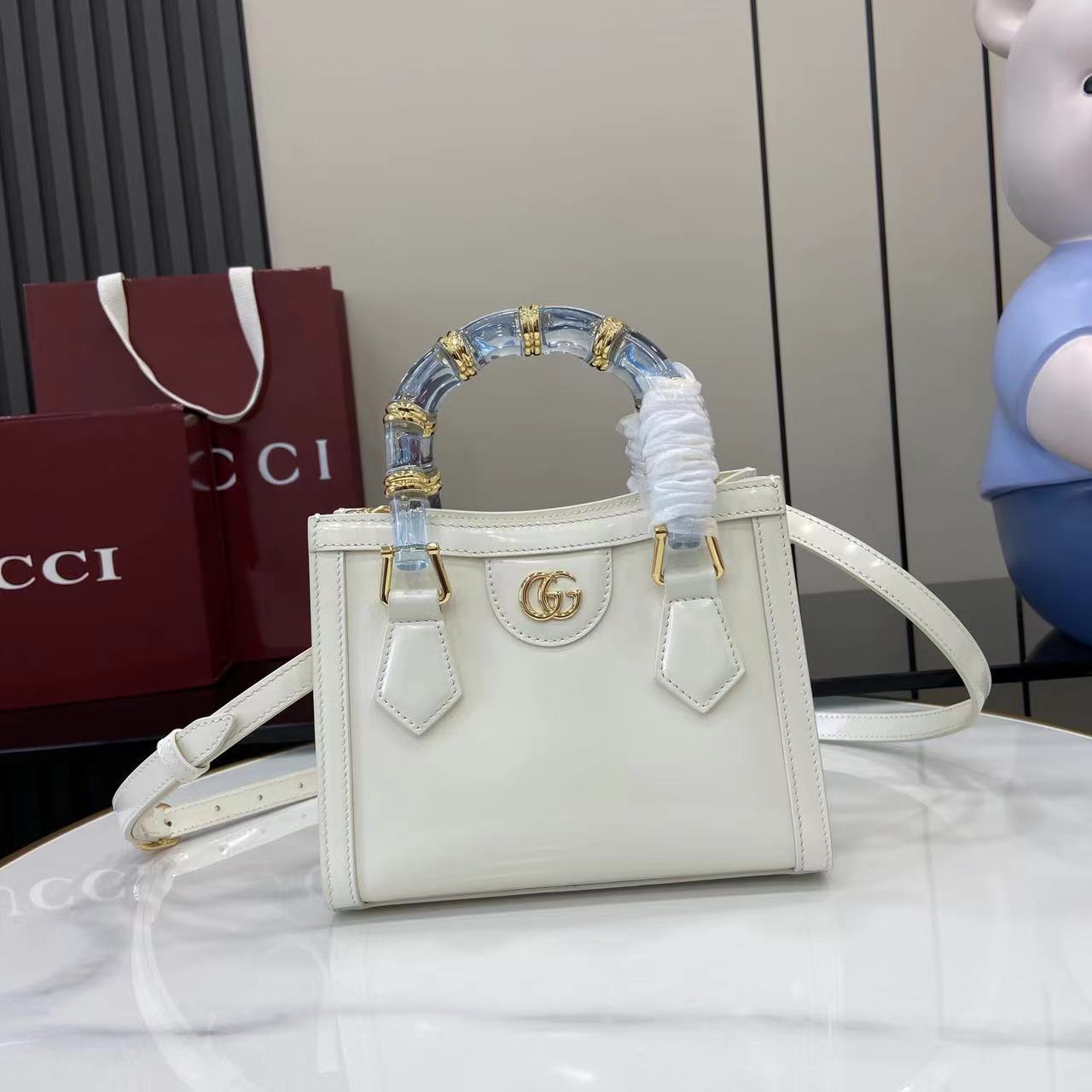 Gucci Gucci Diana Small Tote Bag - FashionPlug