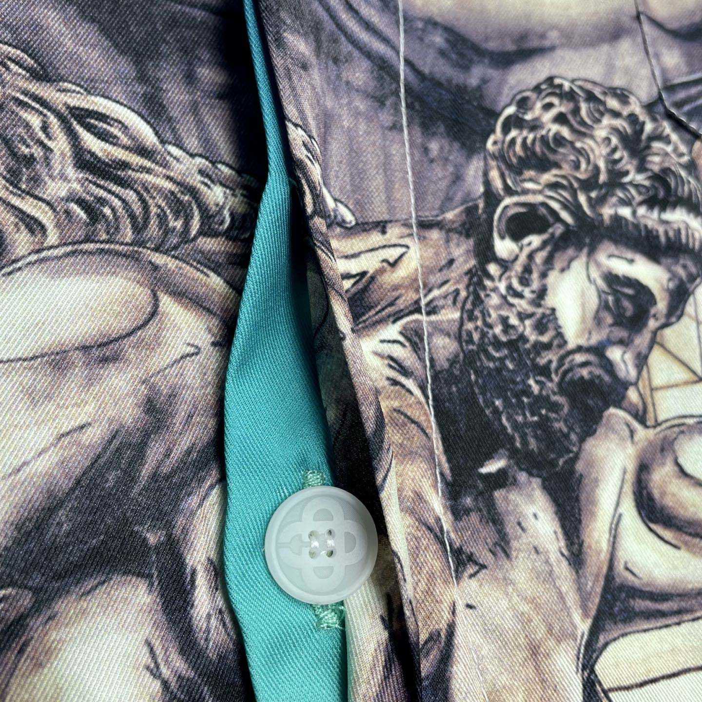 Casablanca Le Temple Du Sport Shirt   CA3521 - FashionPlug