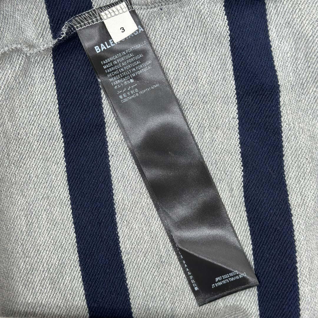 Balenciaga Laurel Classic Oversized Polo In Heavy Grey - FashionPlug
