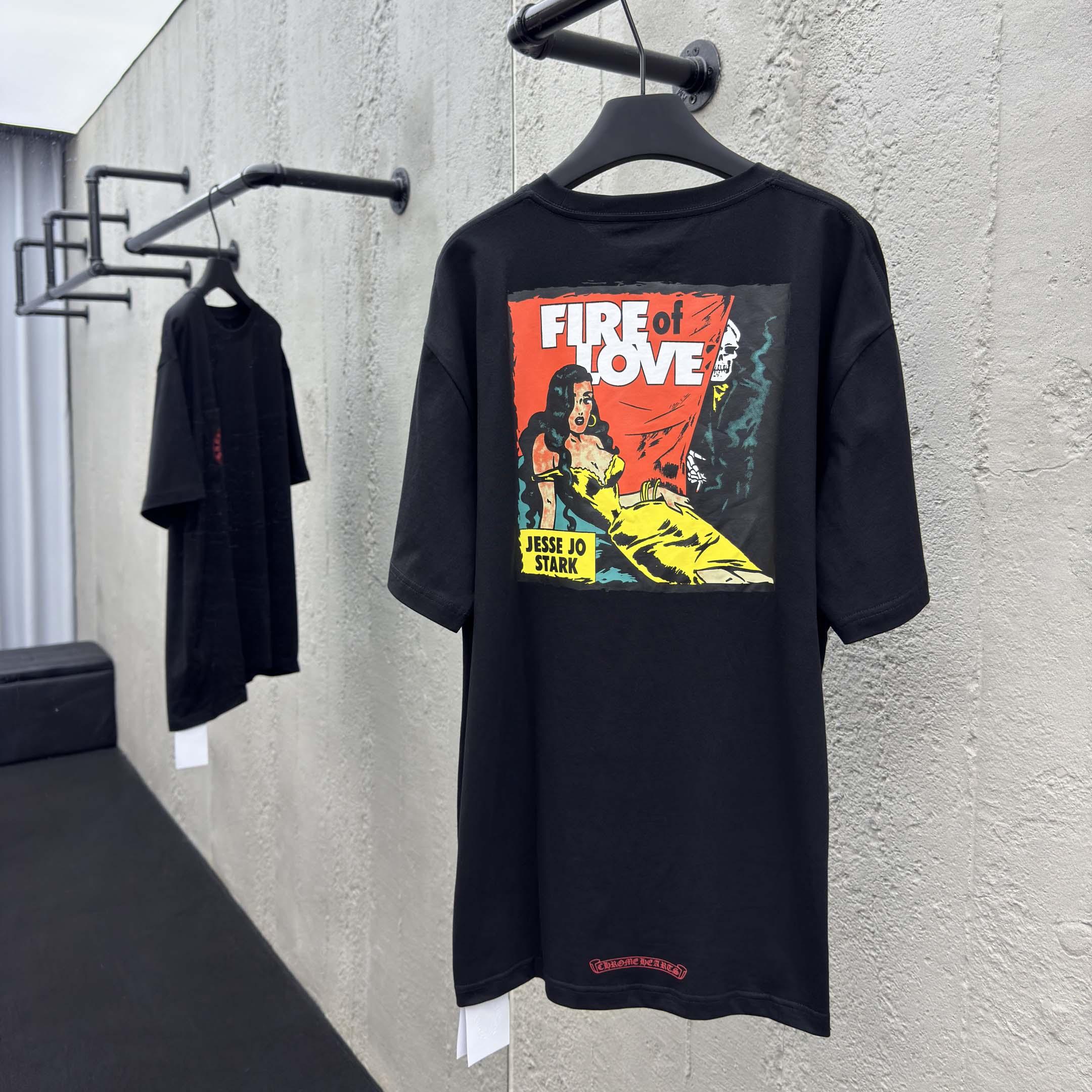 Chrome Heart x Deadly doll Cotton Tee - FashionPlug