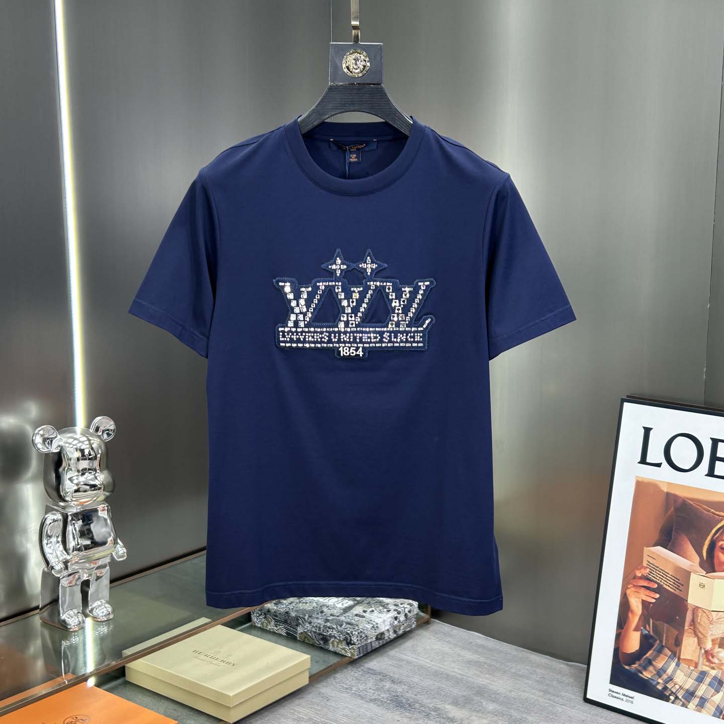 Louis Vuitton Embellished Cotton T-Shirt   1AHCNN - FashionPlug