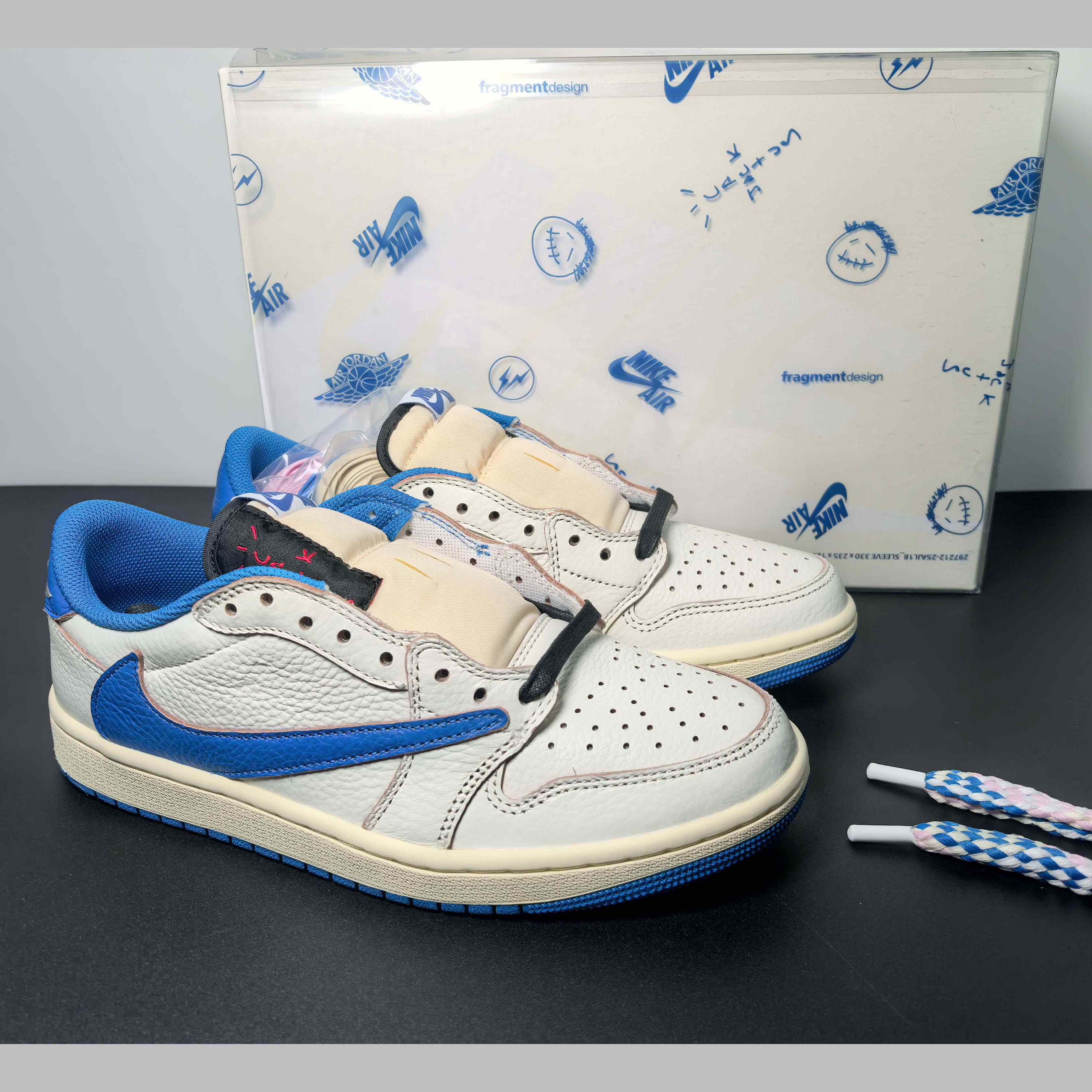 ​Travis Scott x Fragment x Air Jordan 1 Low OG Sneaker    DM7866-104 - FashionPlug