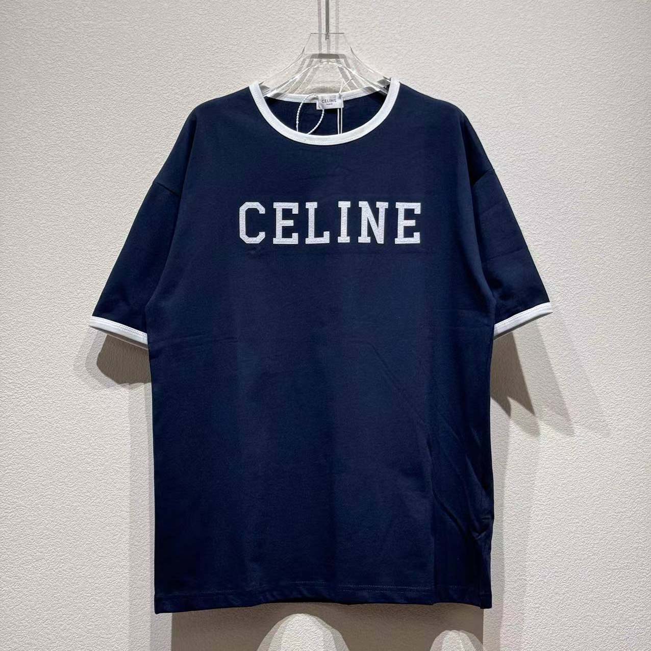 Celine T-shirt In Cotton Jersey - FashionPlug