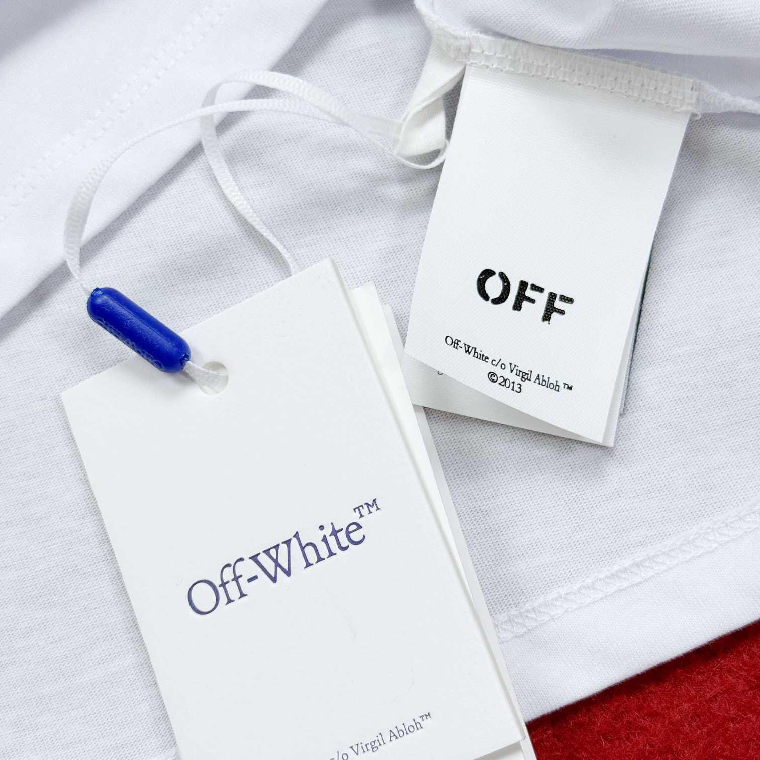 Off-White Watercolor Arrow T-Shirt - FashionPlug