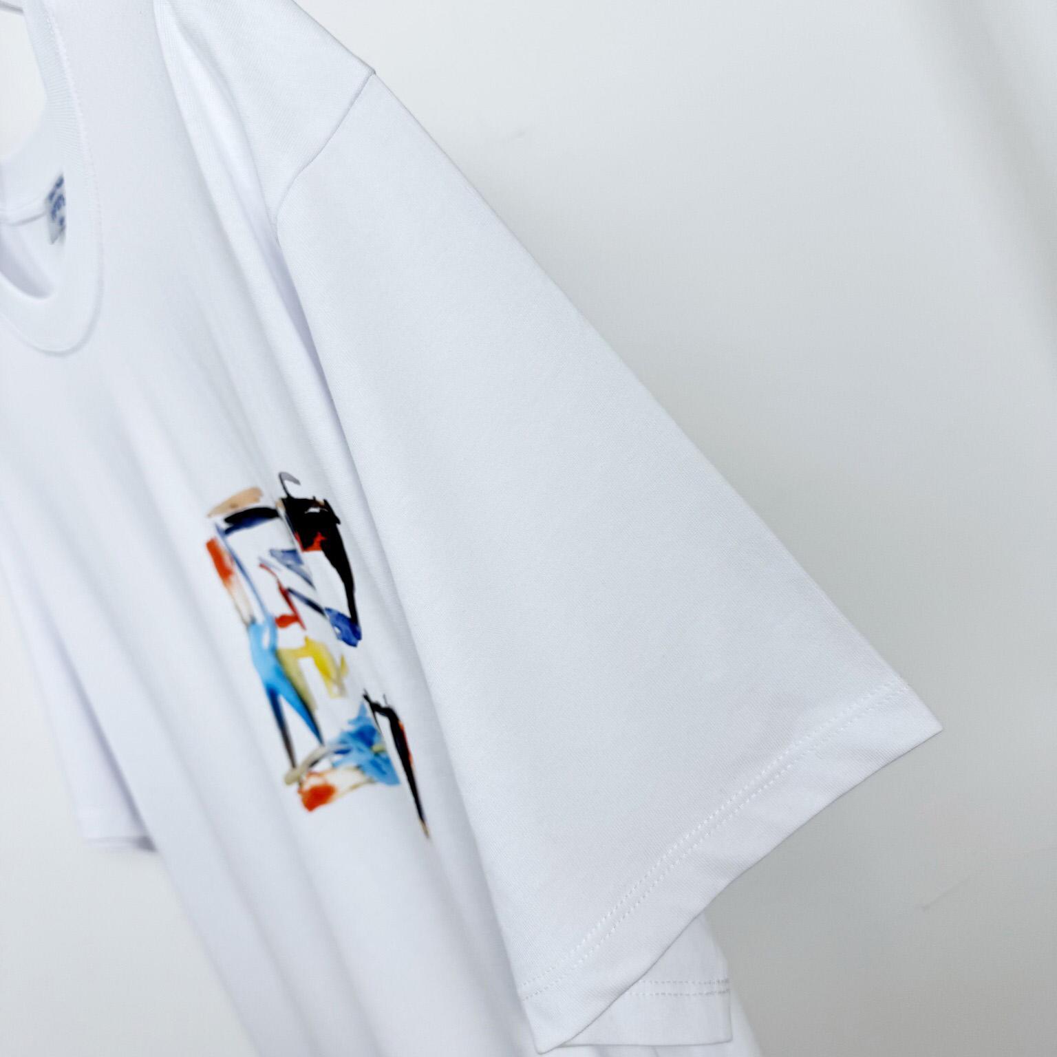 Off-White Watercolor Arrow T-Shirt - FashionPlug