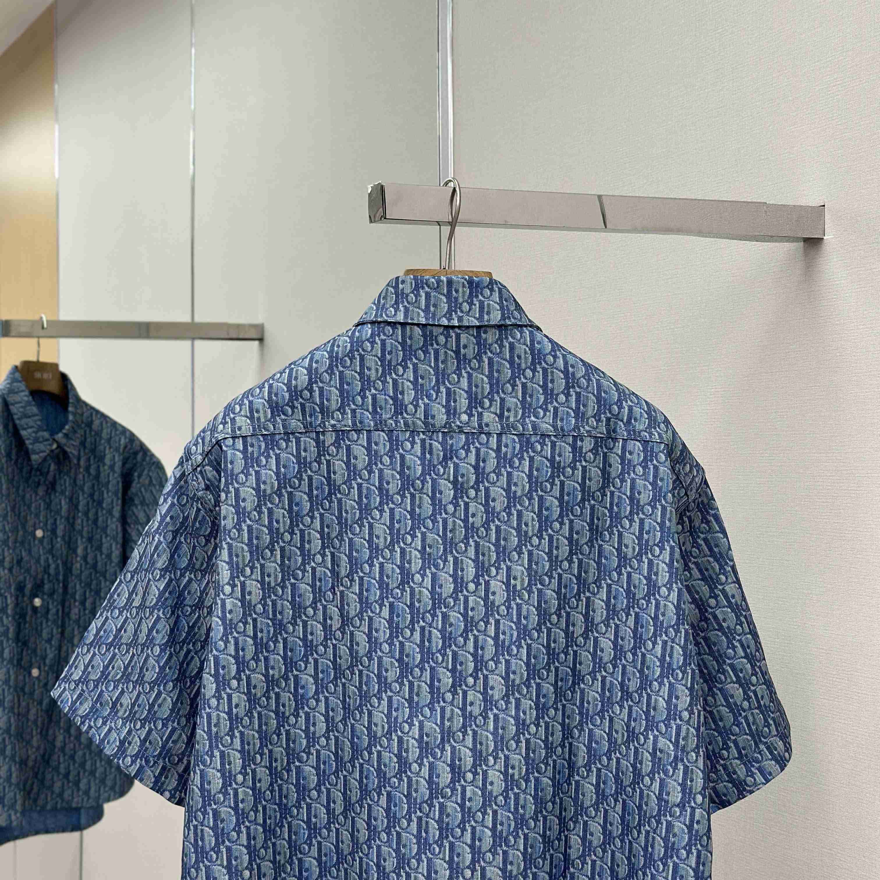 Dior Oblique Short-Sleeved Shirt - FashionPlug