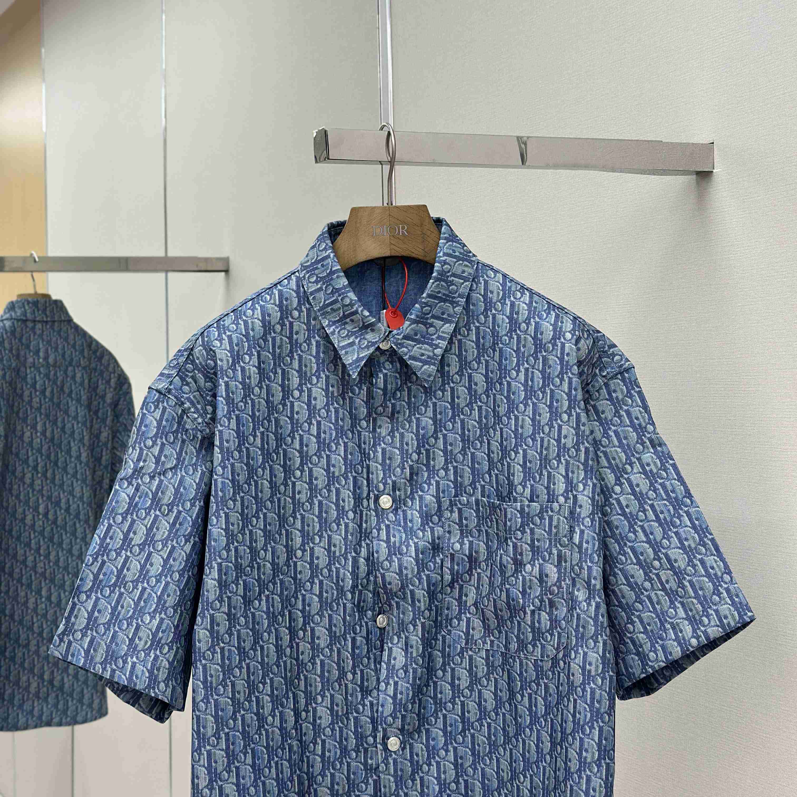 Dior Oblique Short-Sleeved Shirt - FashionPlug