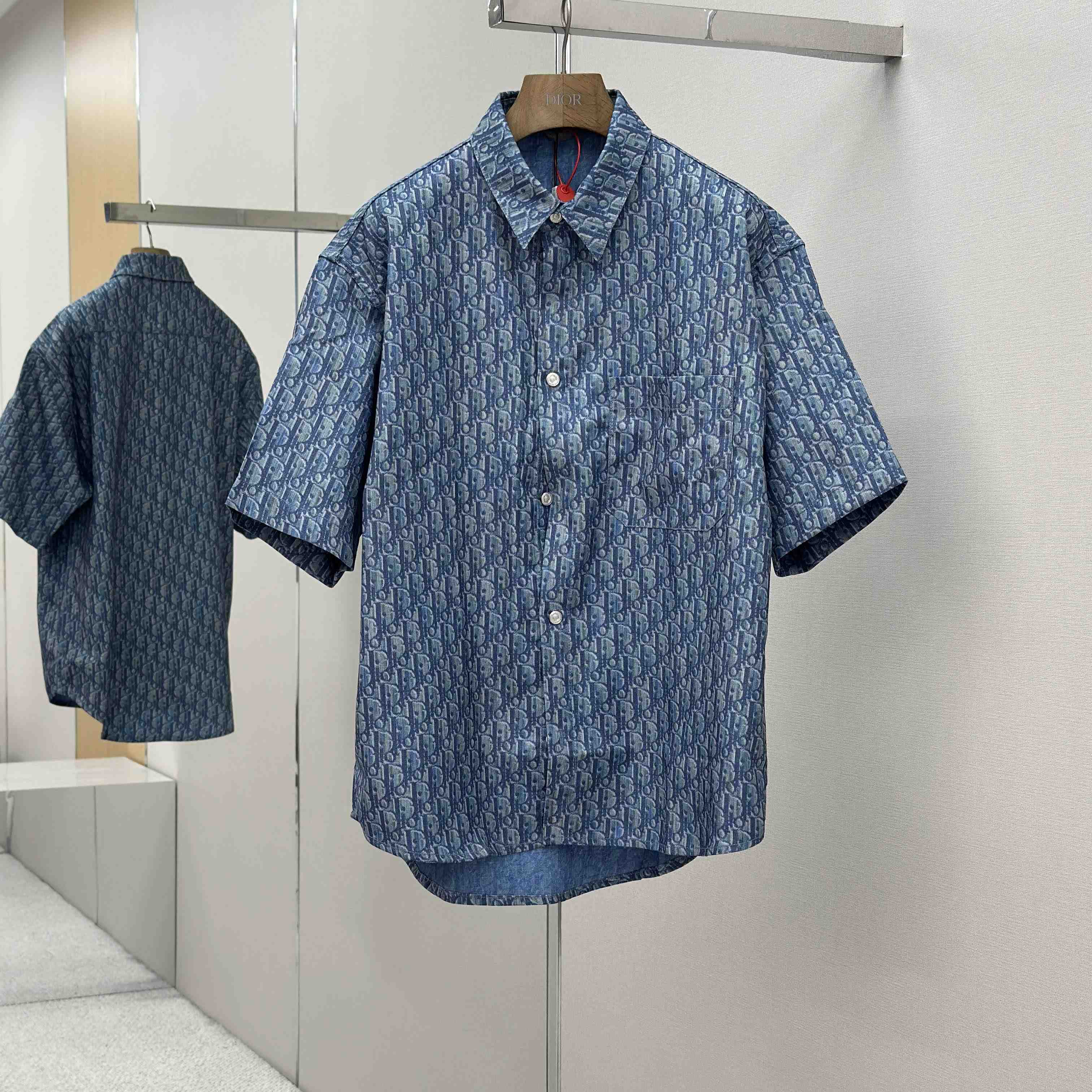 Dior Oblique Short-Sleeved Shirt - FashionPlug