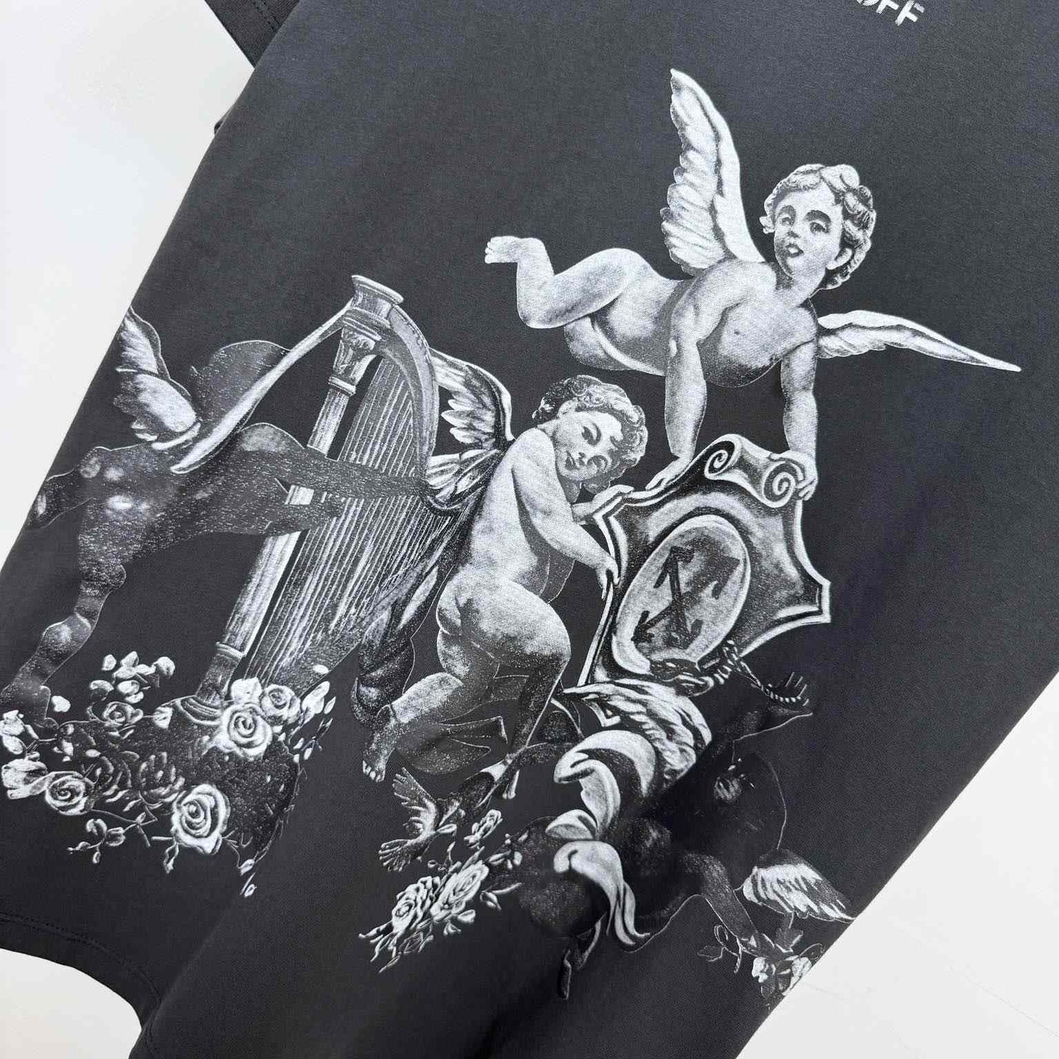 Off-White Putti Skate S/S Tee Vintage Black - White - FashionPlug