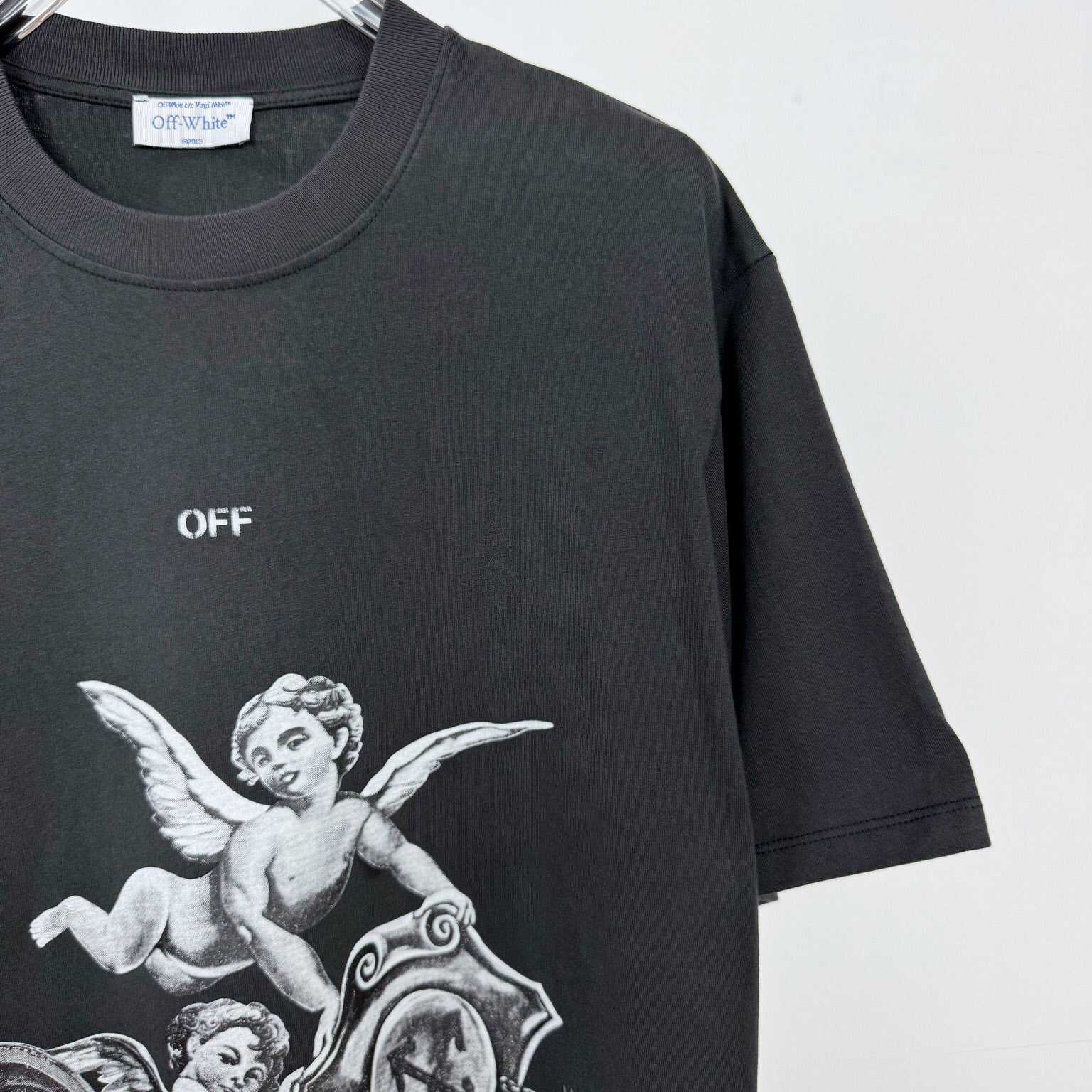 Off-White Putti Skate S/S Tee Vintage Black - White - FashionPlug
