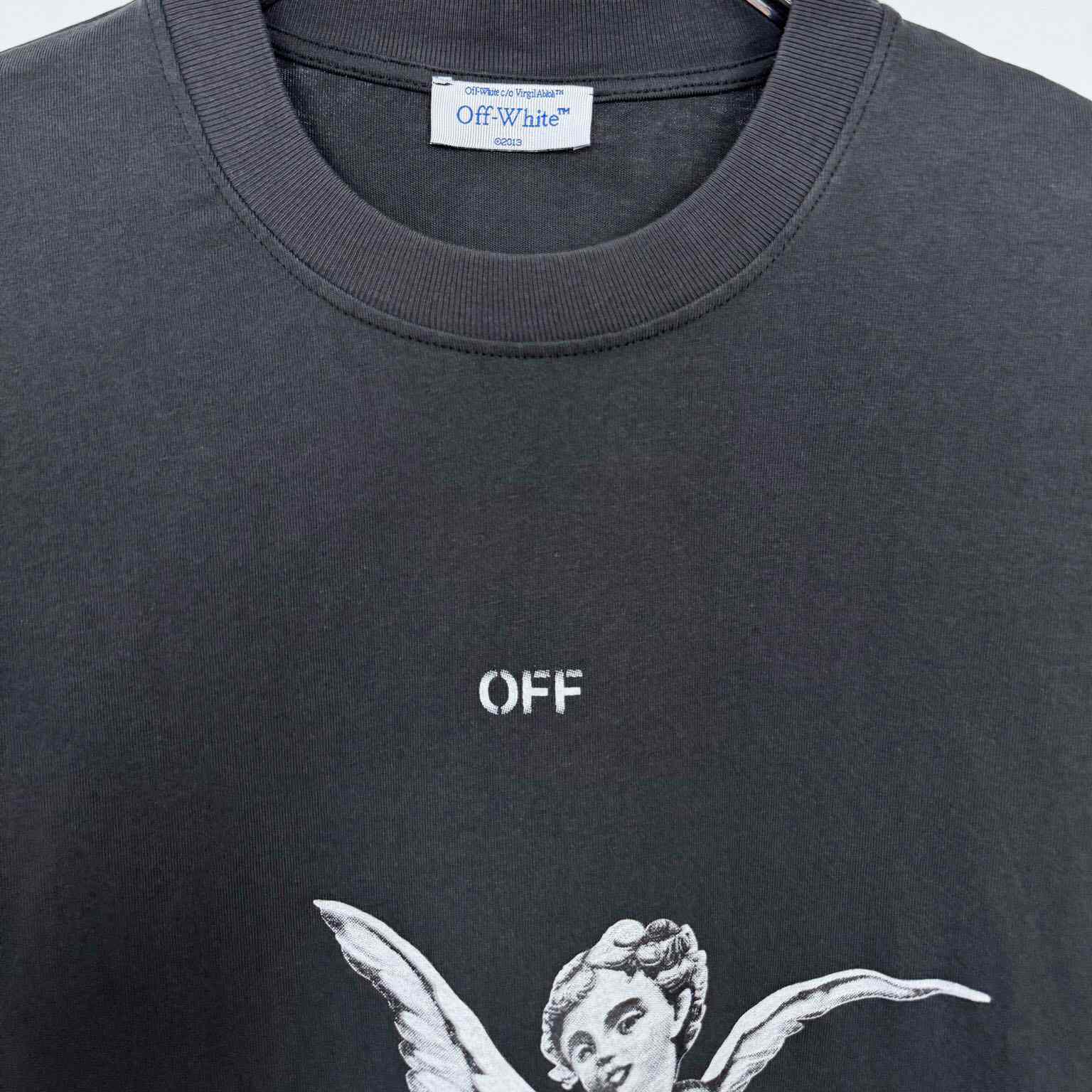 Off-White Putti Skate S/S Tee Vintage Black - White - FashionPlug