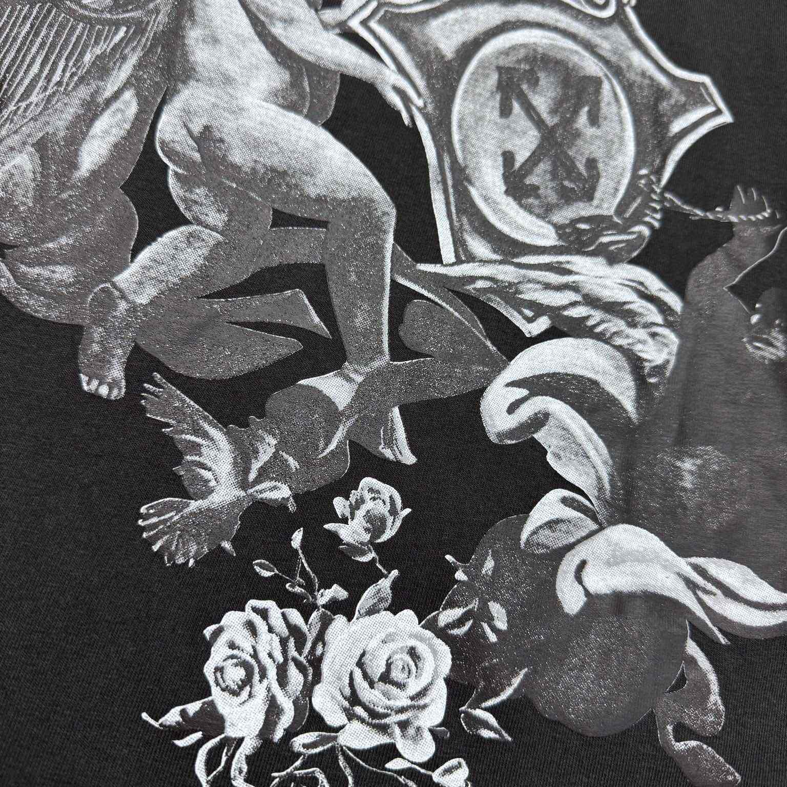Off-White Putti Skate S/S Tee Vintage Black - White - FashionPlug
