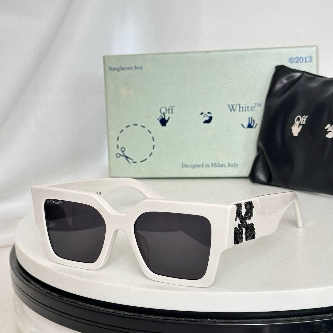 Off White OERI003 Sunglasses    - FashionPlug
